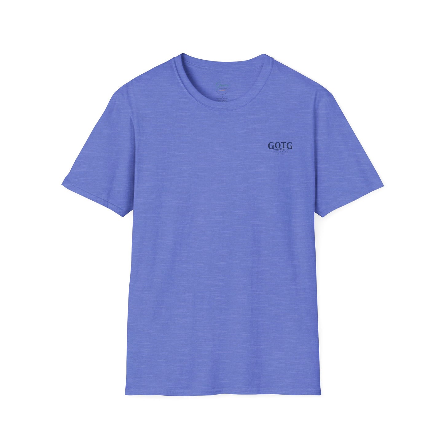 Sunset Crane Logo T‑Shirt — Casual Chest Print Graphic Tee