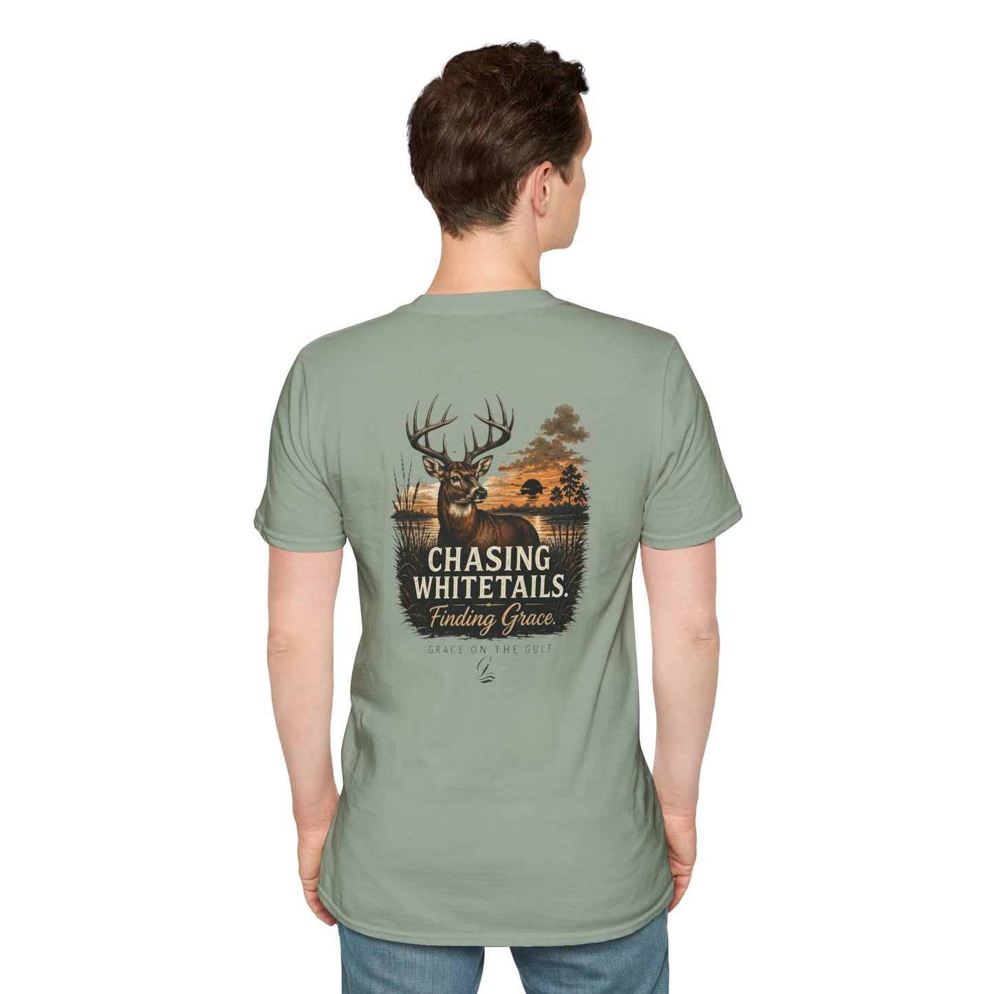 Chasing Whitetails GOTG Tee Chest Tee — Casual Women's & Men's Monogram T‑Shirt