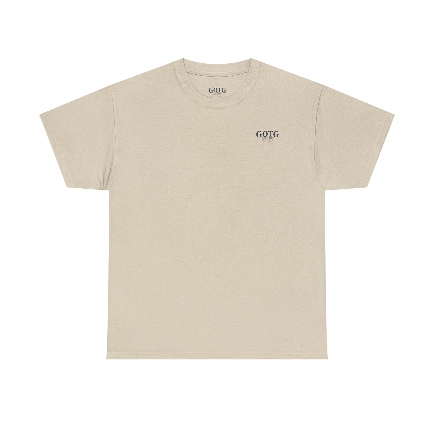GOTG Saltwater & Salvation Tee — Grace on the Gulf Beach Christian T‑Shirt