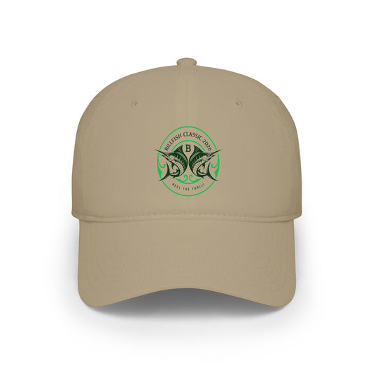 Billfish Classic Green Logo Low Profile Baseball Cap – Vintage Bass Fishing Emblem Hat