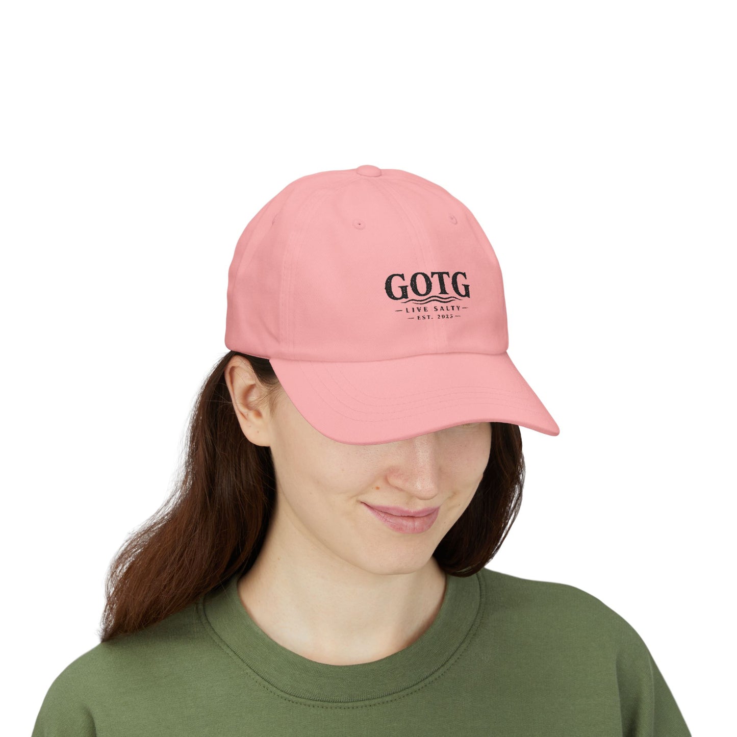 GOTG 'Live Salty' Classic Dad Cap — Embroidered Fishing & Coastal Hat