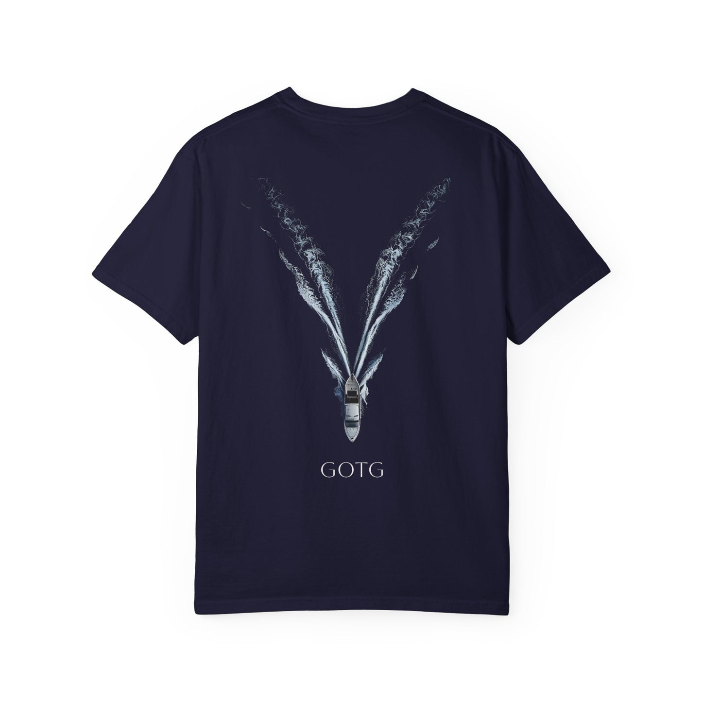 T-Shirt — "Grace" Coastal Boat Graphic (GOTG)