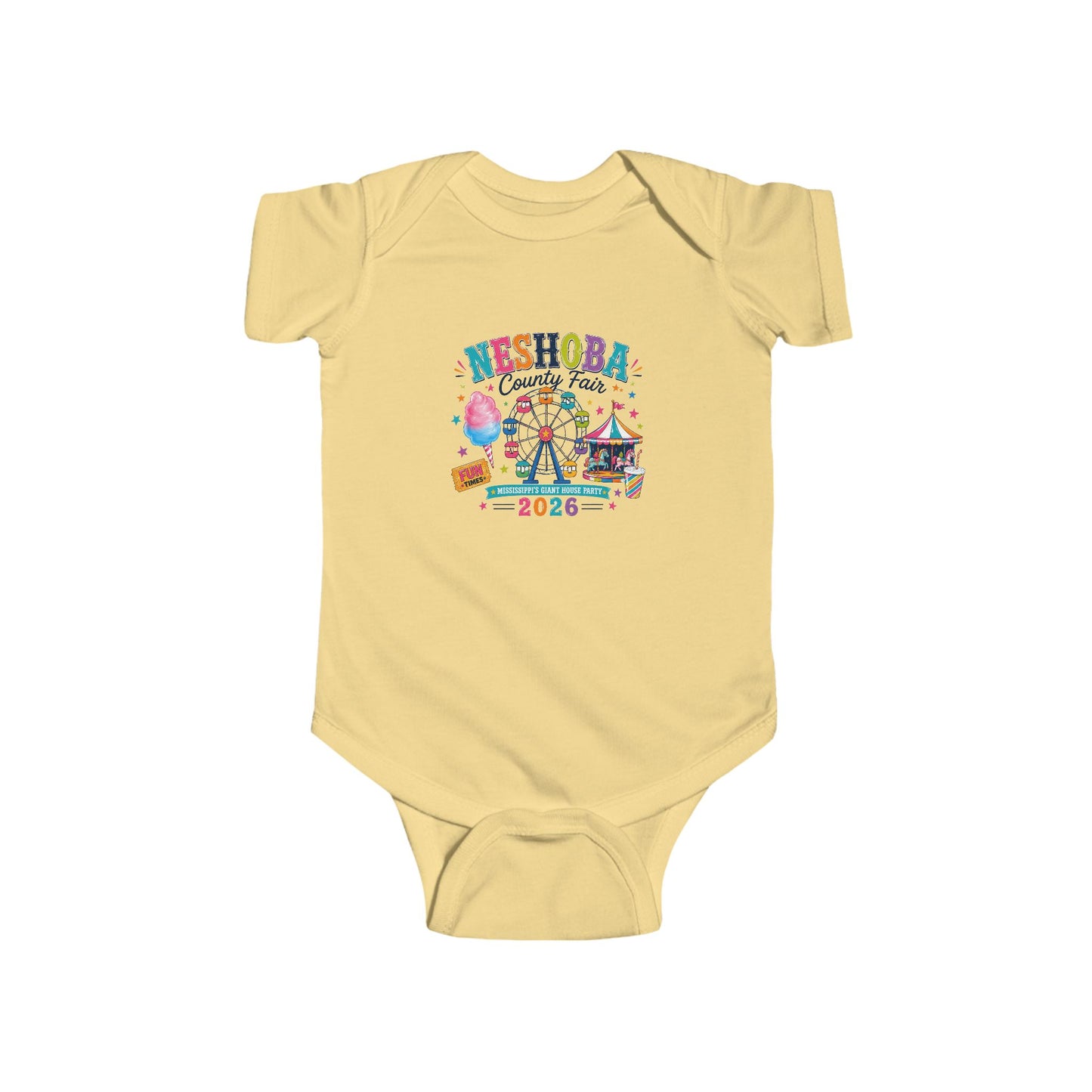 Infant Bodysuit — Neshoba County Fair 2026 Baby Onesie GOTG