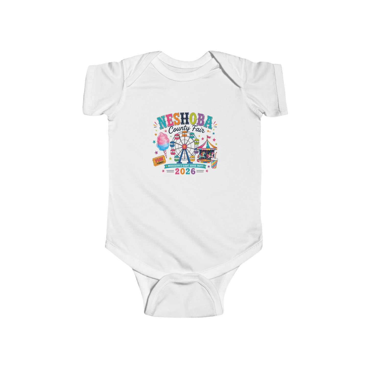 Infant Bodysuit — Neshoba County Fair 2026 Baby Onesie GOTG