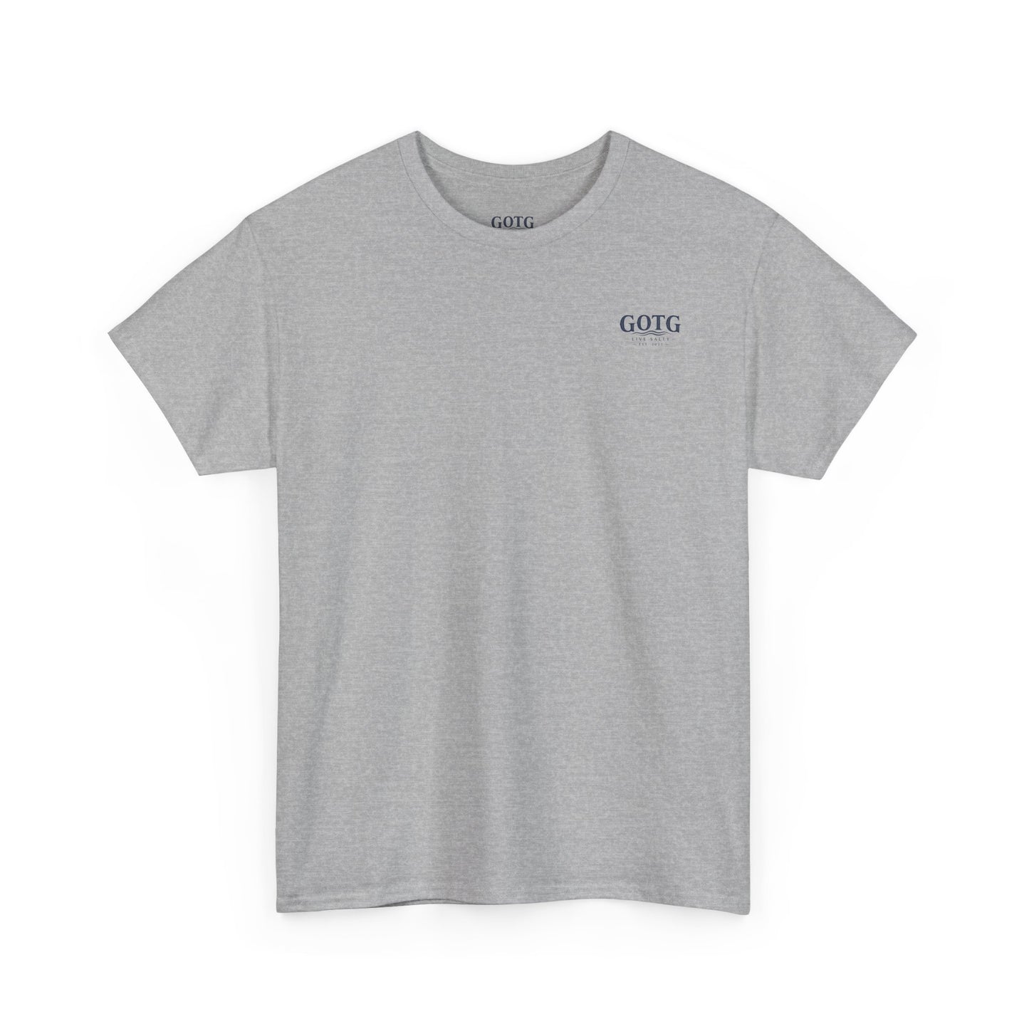GOTG Saltwater & Salvation Tee — Grace on the Gulf Beach Christian T‑Shirt