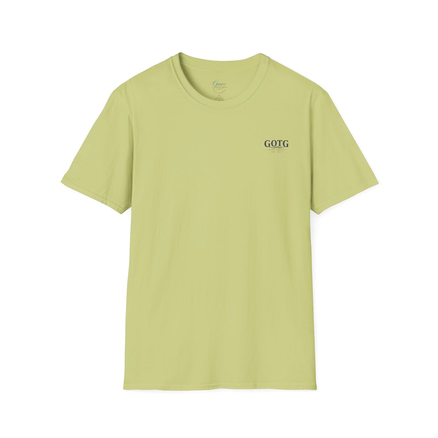 Sunset Crane Logo T‑Shirt — Casual Chest Print Graphic Tee