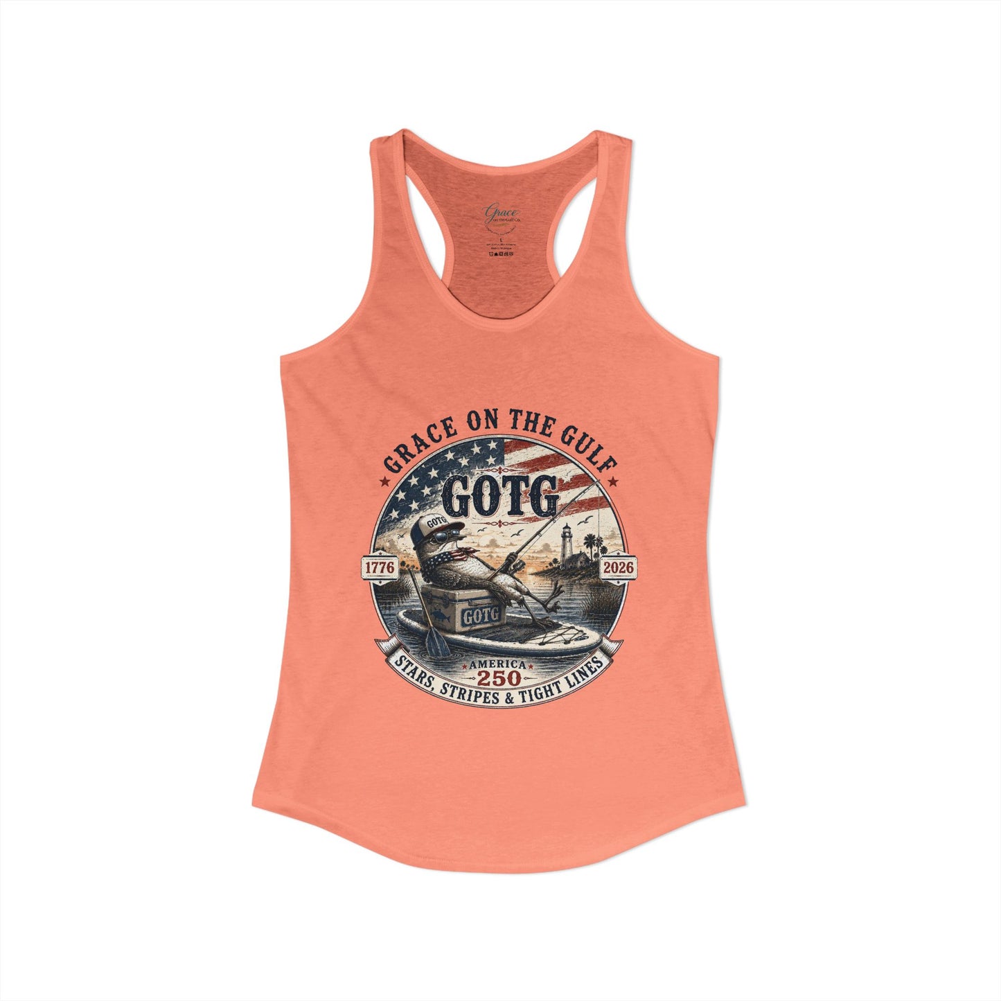 GOTG 250th State Bird Women's Ideal Racerback Tank