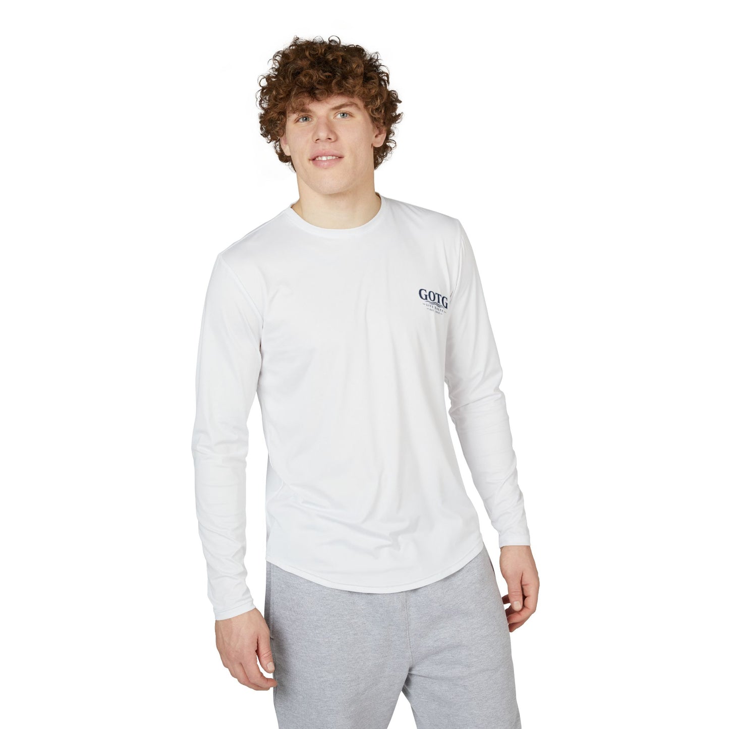 GOTG Fishing UV Long Sleeve Shirt – "Great Friends, Tight Lines and Good Times" Gulf Graphic