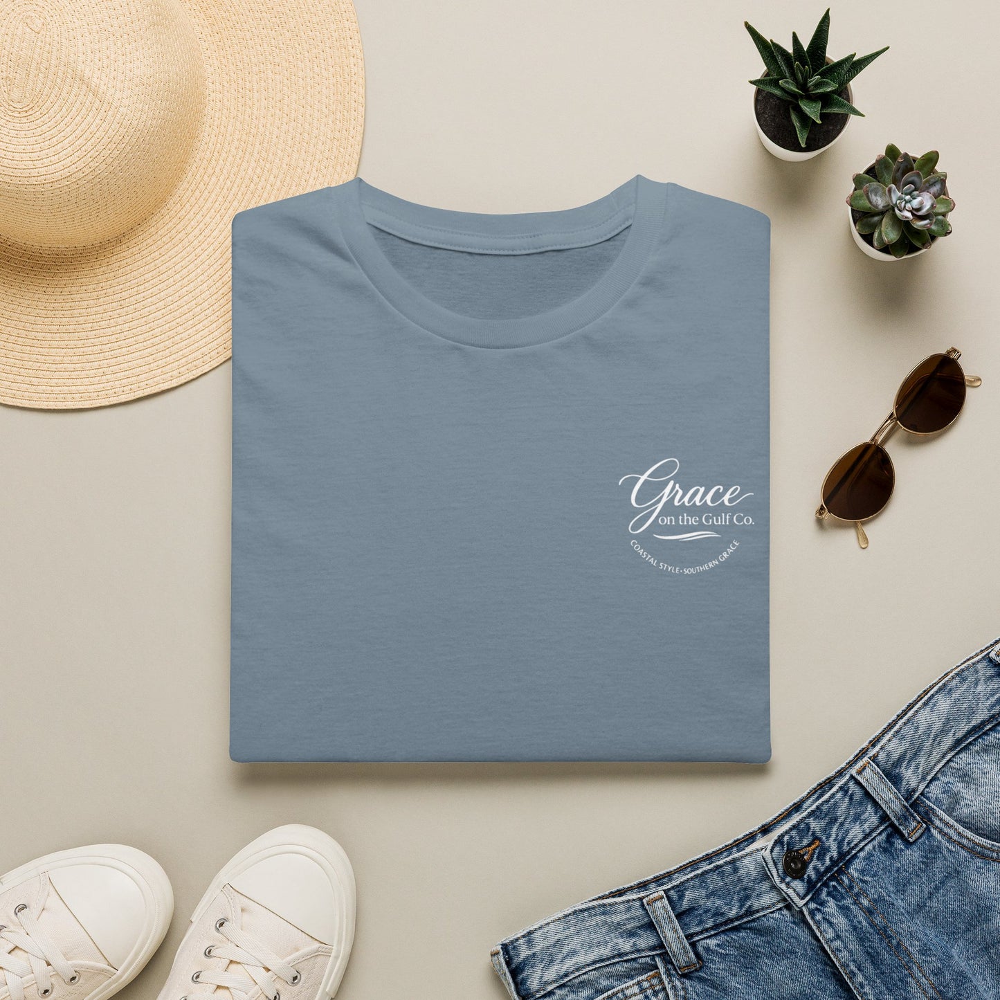 Grace on the Go Marlin Logo T-Shirt — Subtle Faith Graphic Tee