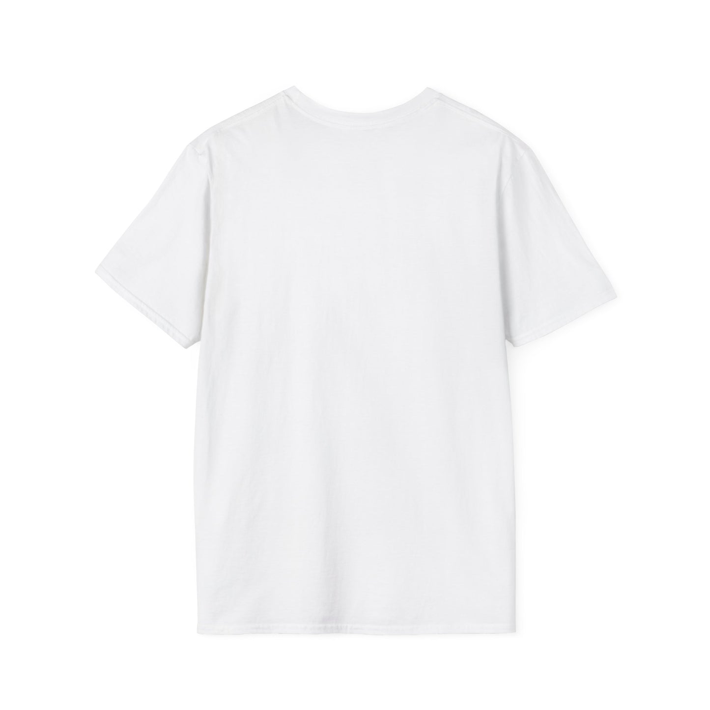 Faith White Cross Fade T-Shirt — Subtle Distressed Cross Graphic