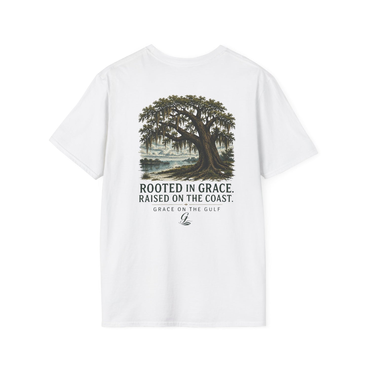 GOTG Rooted in Grace Unisex Tee T‑Shirt – Casual Graphic Tee with Small Chest Print