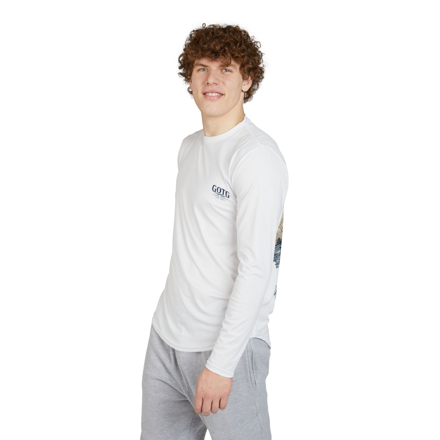 GOTG Fishing UV Long Sleeve Shirt – "Great Friends, Tight Lines and Good Times" Gulf Graphic