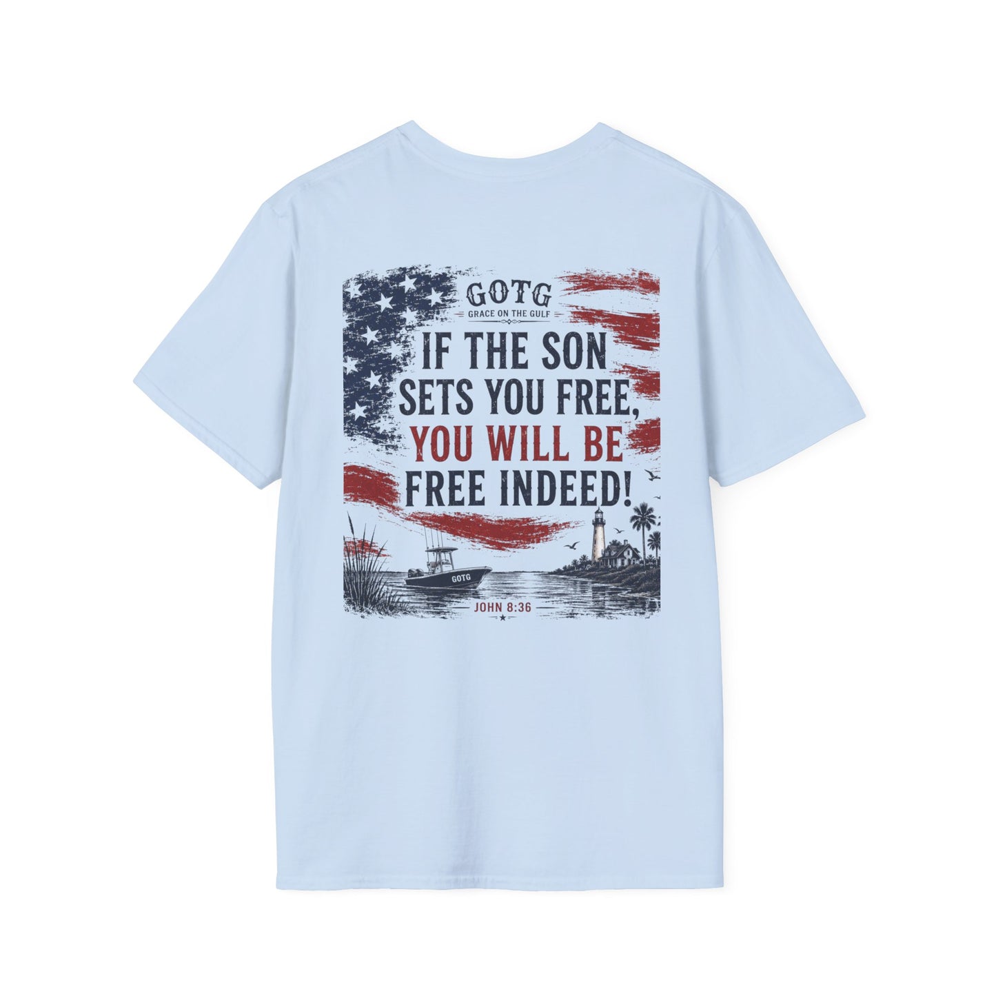 GOTG 250th Year - John 8:36 T-shirt