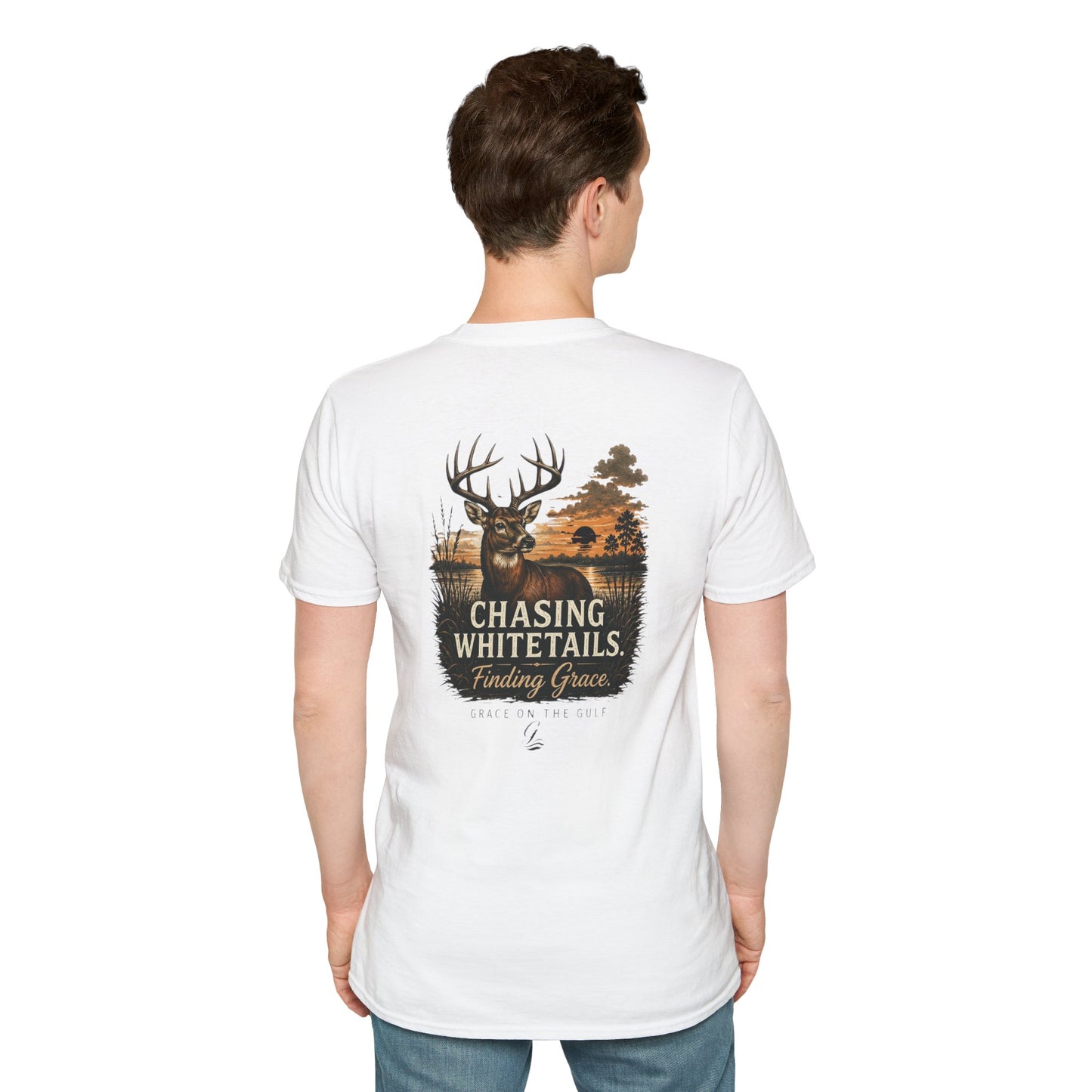 Chasing Whitetails GOTG Tee Chest Tee — Casual Women's & Men's Monogram T‑Shirt