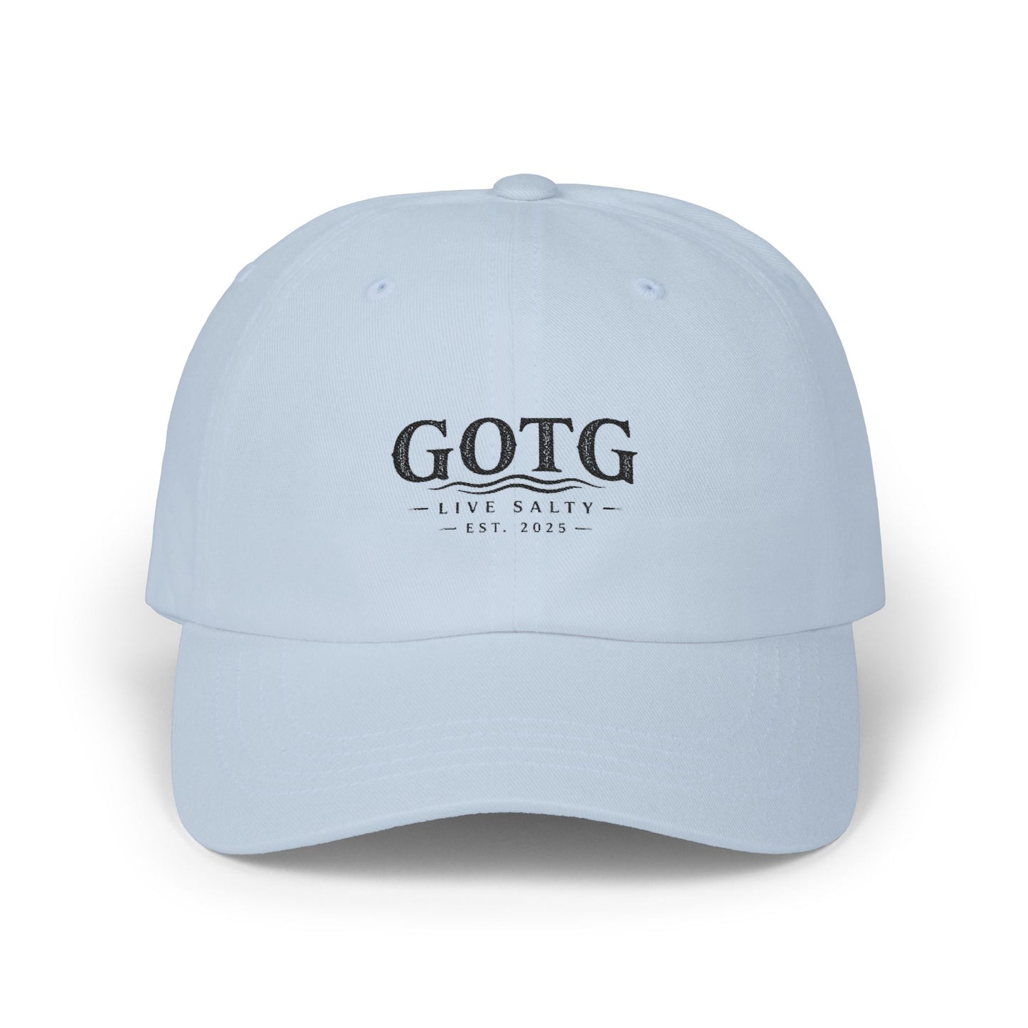 GOTG 'Live Salty' Classic Dad Cap — Embroidered Fishing & Coastal Hat
