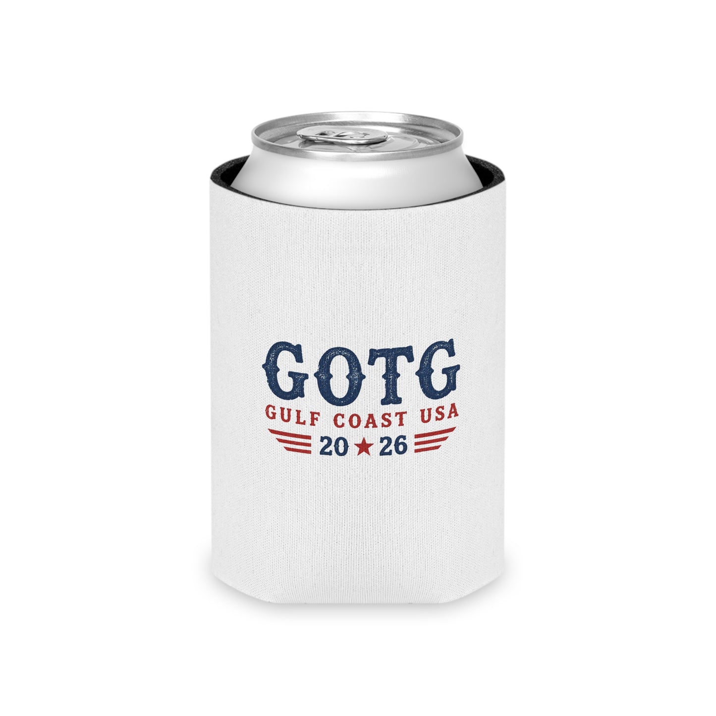Can Cooler - GOTG Gulf Coast USA 2026 Retro Beer Koozie