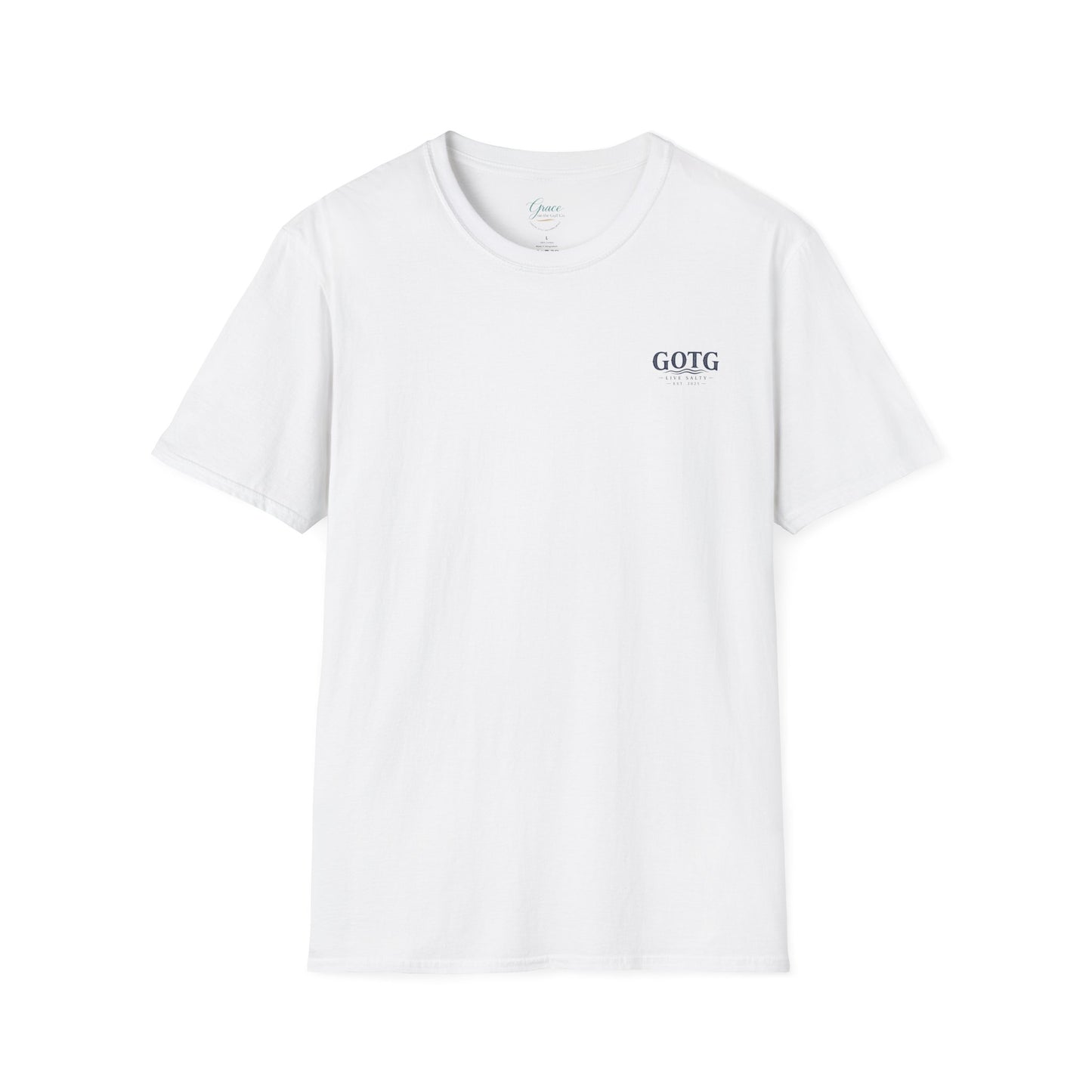 Minimal GOTG Chest Logo T‑Shirt — Casual Graphic Tee