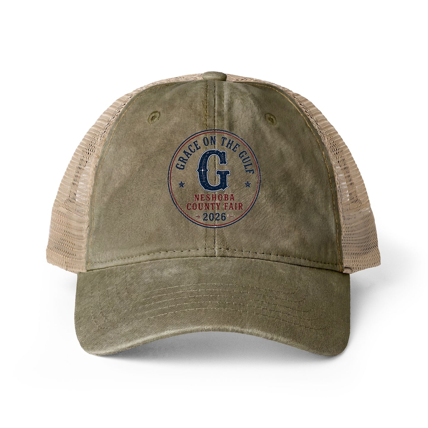 Neshoba County Fair Women's Washed Mesh-Back Cap GOTG