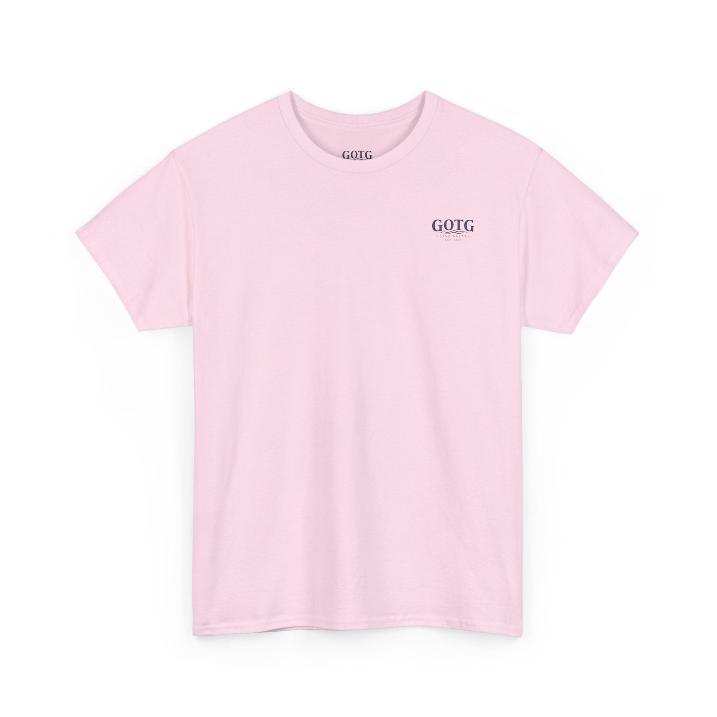 GOTG Saltwater & Salvation Tee — Grace on the Gulf Beach Christian T‑Shirt