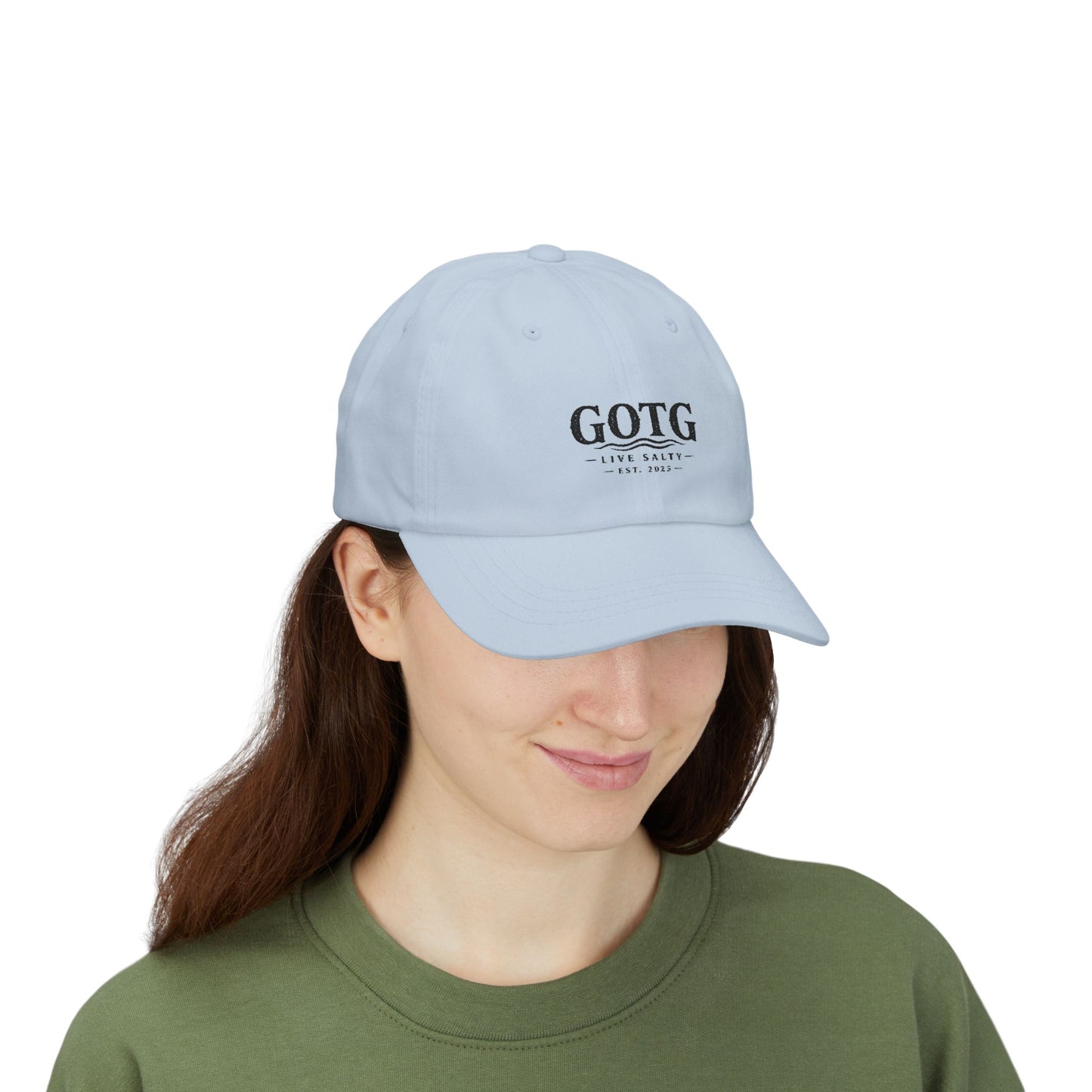 GOTG 'Live Salty' Classic Dad Cap — Embroidered Fishing & Coastal Hat