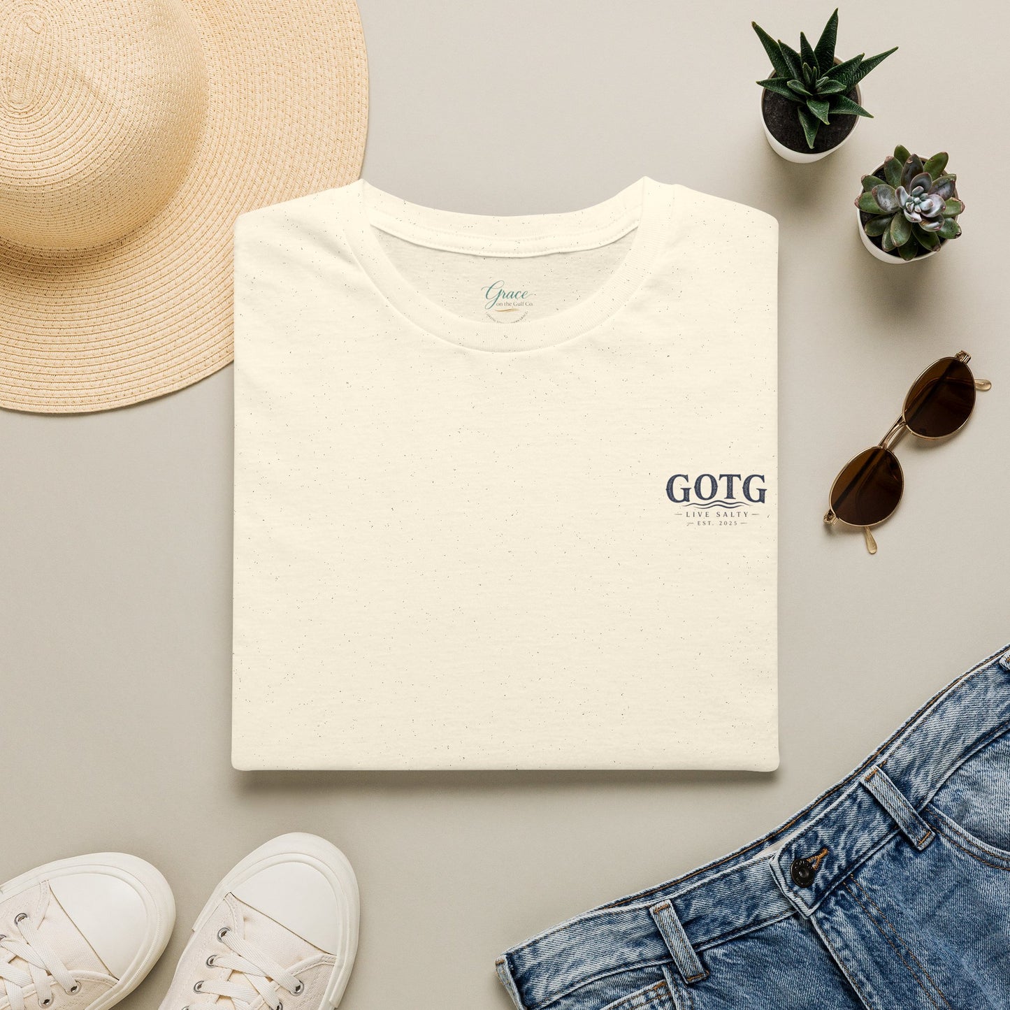 Minimal GOTG Chest Logo T‑Shirt — Casual Graphic Tee