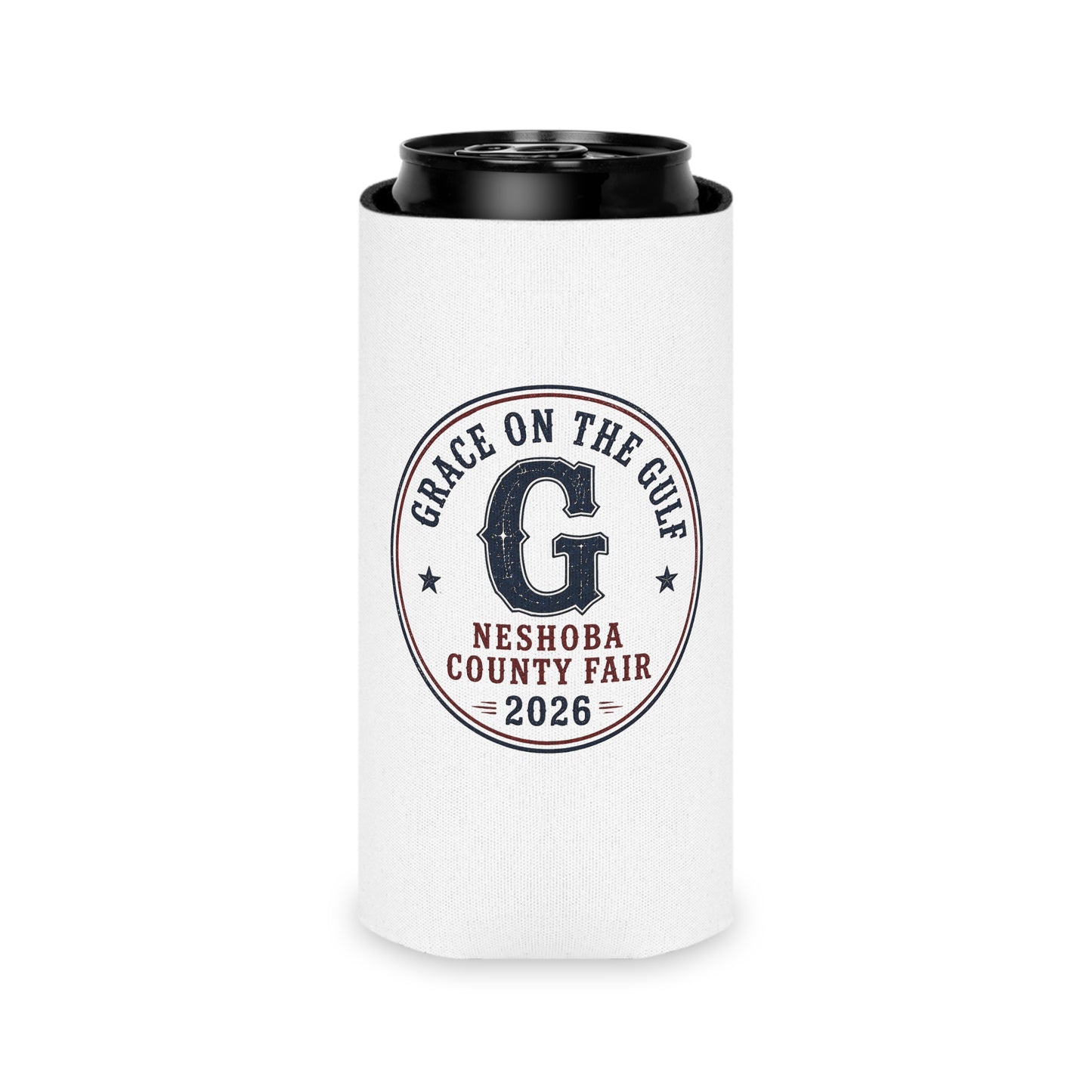Neshoba County Fair 2026 Can Cooler – "Grace on the Gulf"