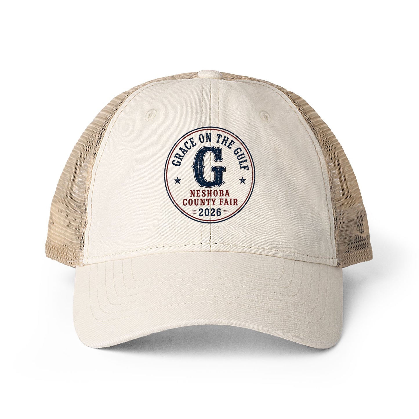 Neshoba County Fair Women's Washed Mesh-Back Cap GOTG