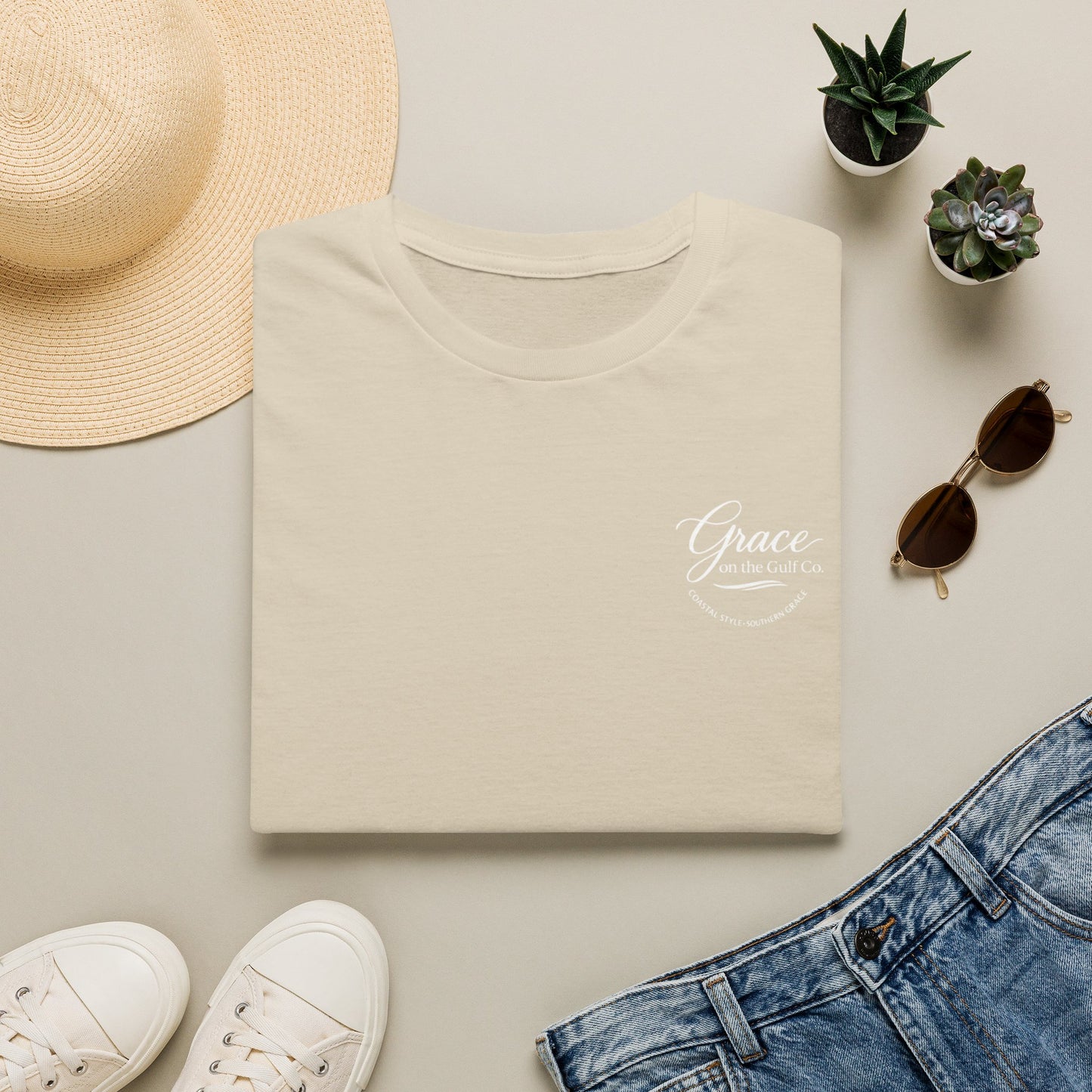 Grace on the Go Marlin Logo T-Shirt — Subtle Faith Graphic Tee