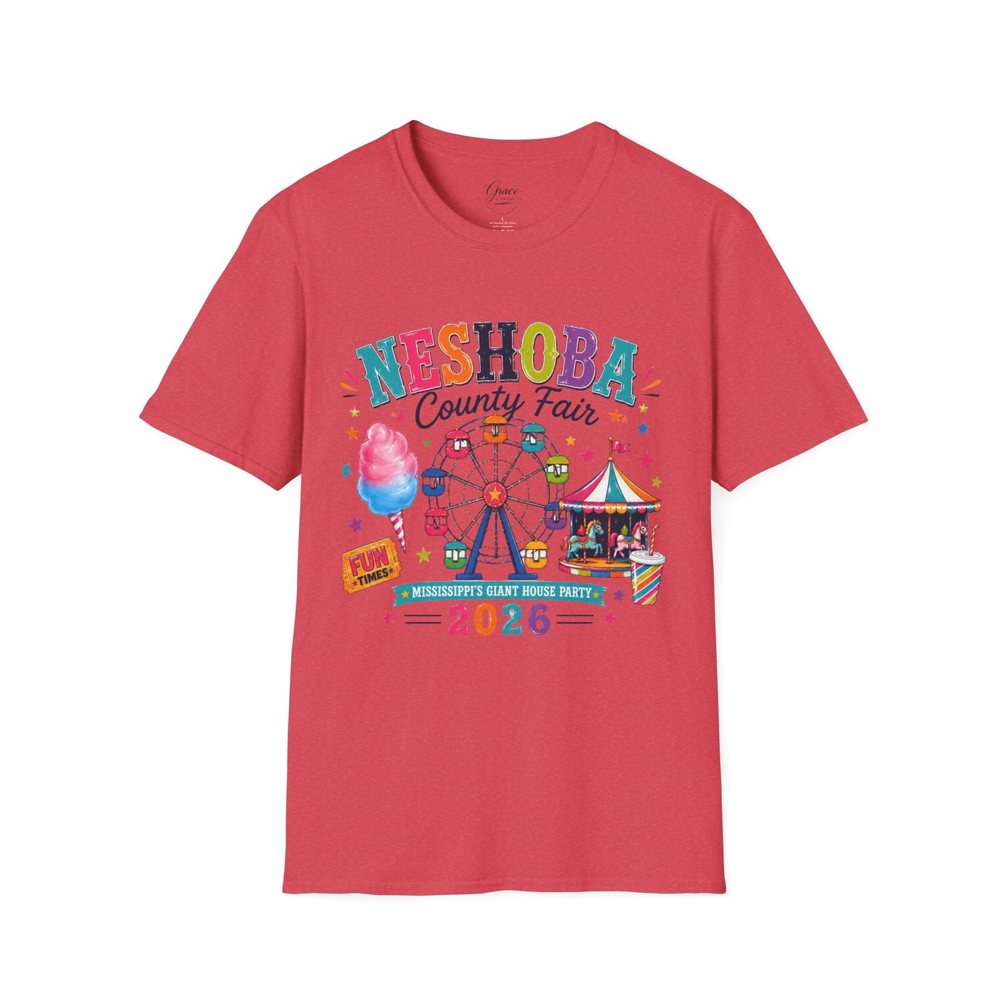 County Fair T-Shirt — Neshoba County Fair 2026 Carnival Tee