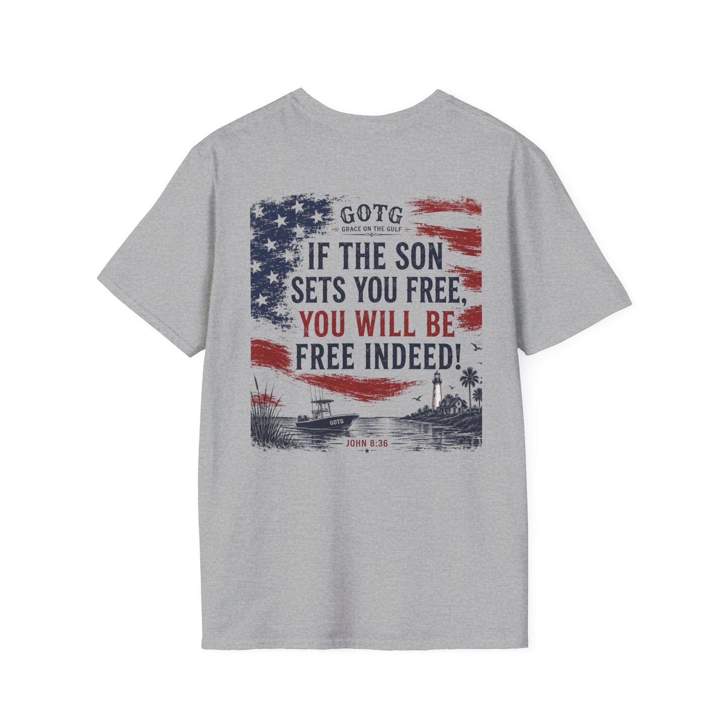 GOTG 250th Year - John 8:36 T-shirt