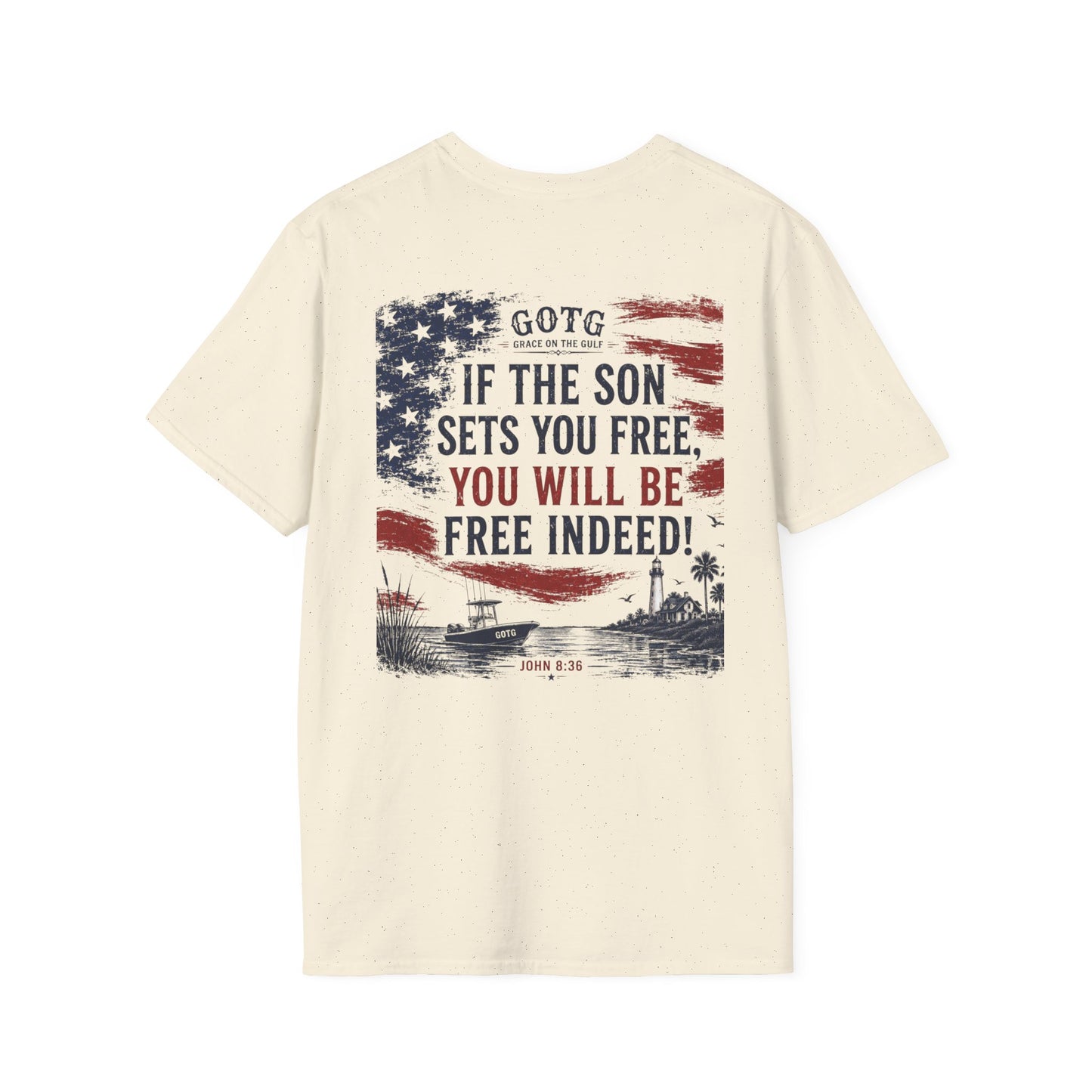 GOTG 250th Year - John 8:36 T-shirt