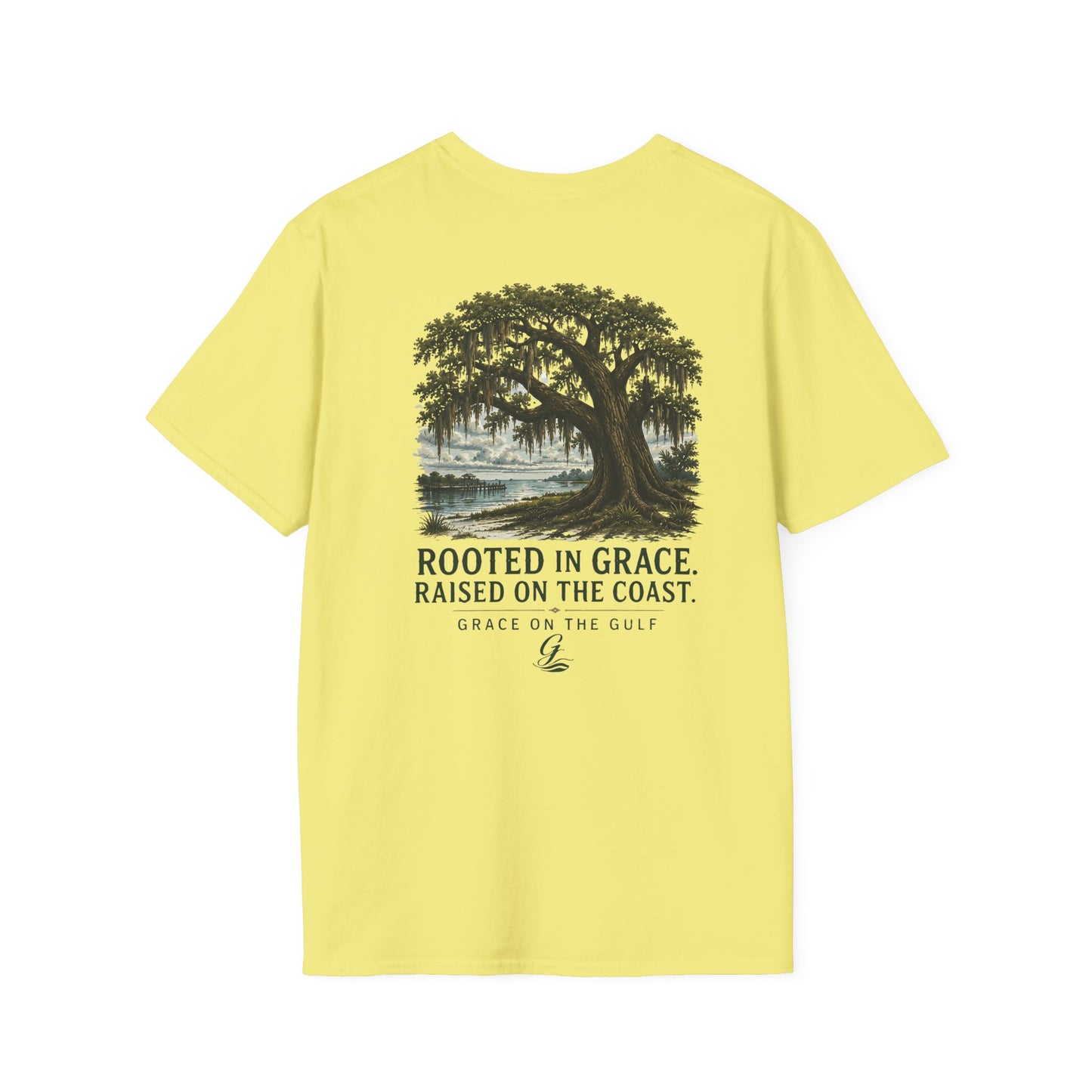 GOTG Rooted in Grace Unisex Tee T‑Shirt – Casual Graphic Tee with Small Chest Print