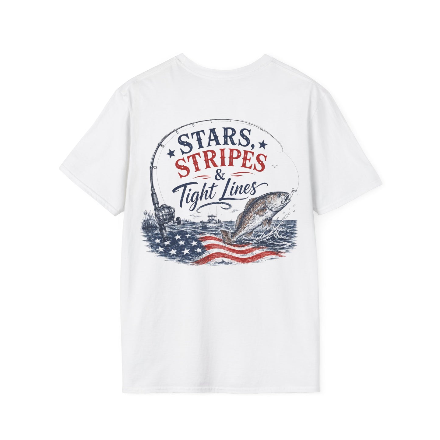 GOTG USA Tight Lights T-Shirt - Minimal Organic Cotton-Inspired Tee
