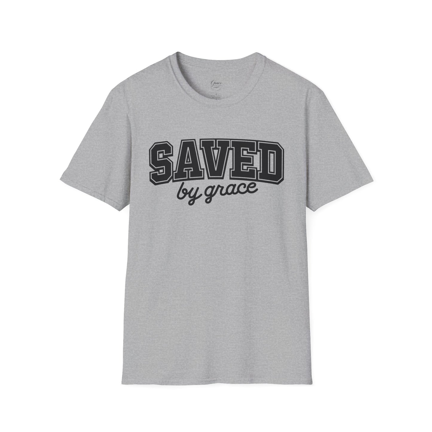 Saved By Grace T-Shirt — Christian Faith Graphic Tee