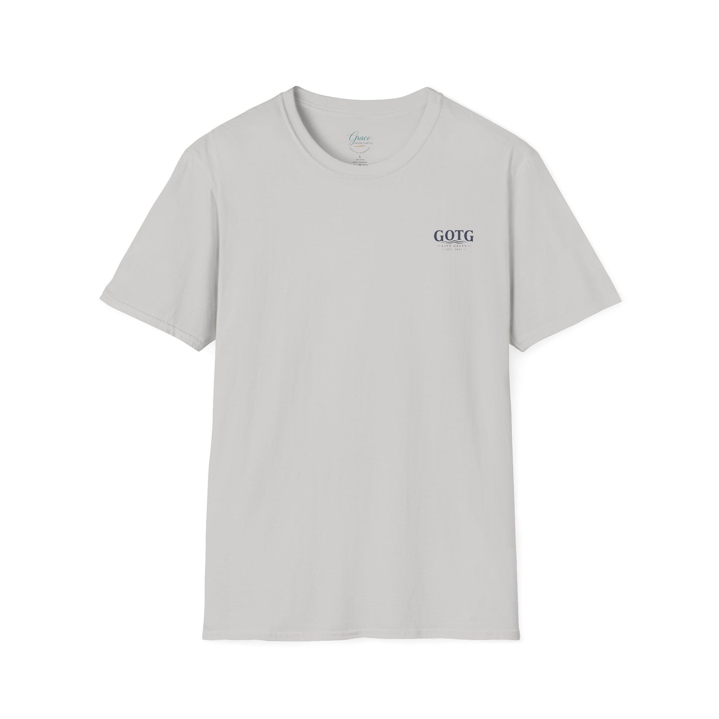 Sunset Crane Logo T‑Shirt — Casual Chest Print Graphic Tee