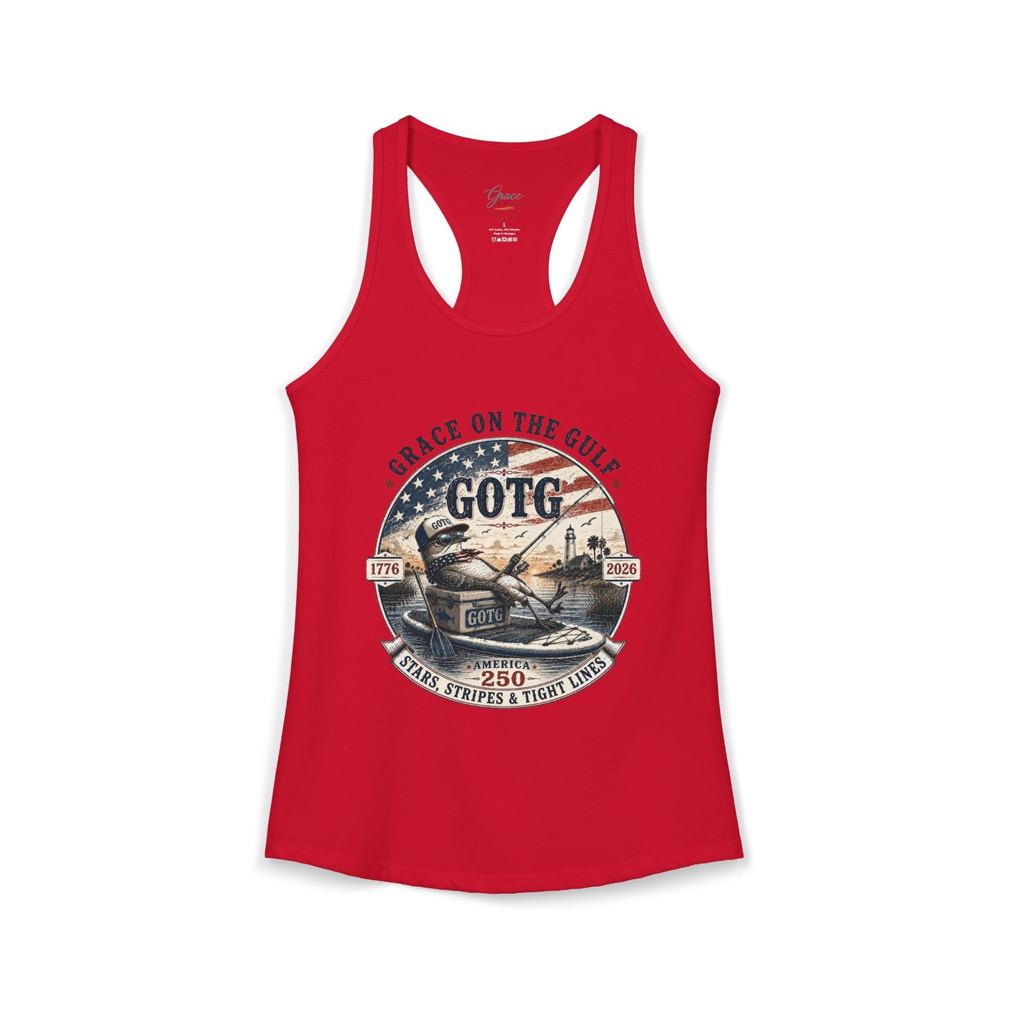 GOTG 250th State Bird Women's Ideal Racerback Tank