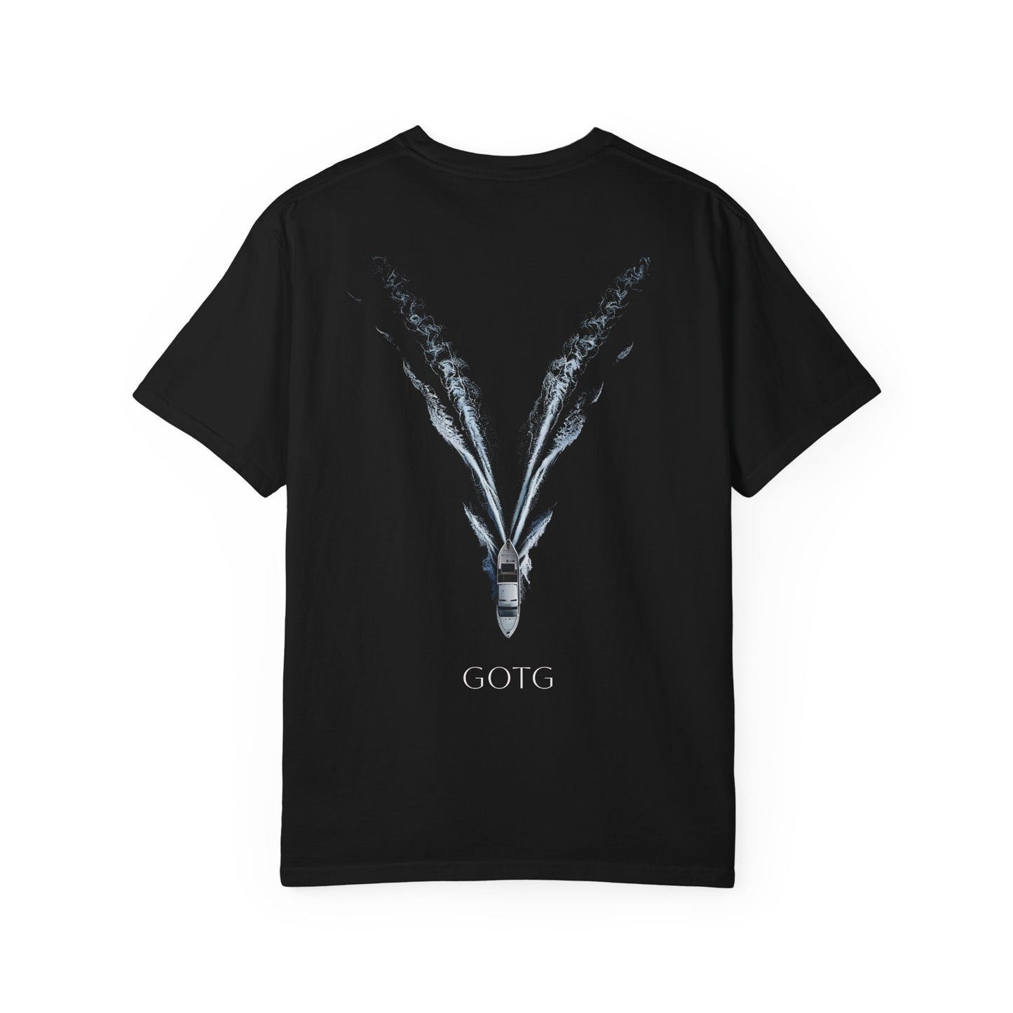 T-Shirt — "Grace" Coastal Boat Graphic (GOTG)