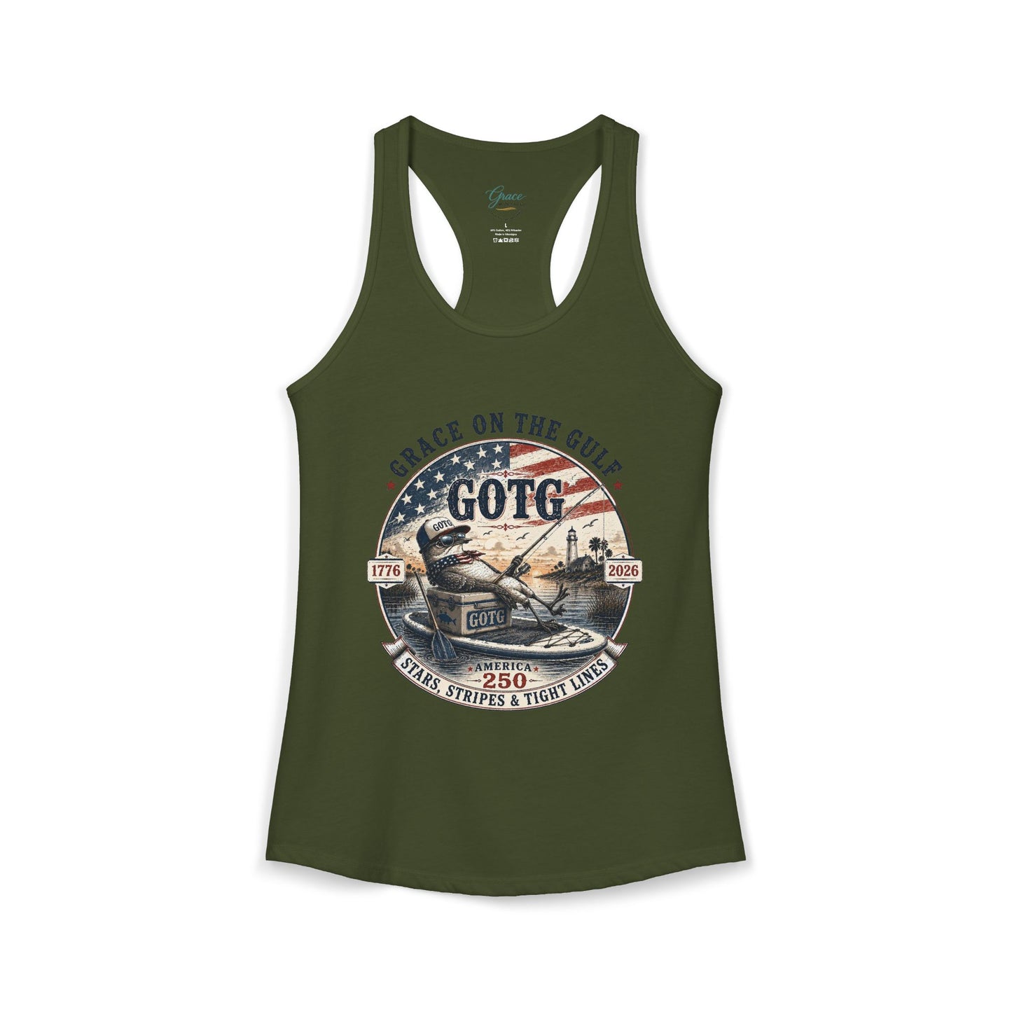 GOTG 250th State Bird Women's Ideal Racerback Tank