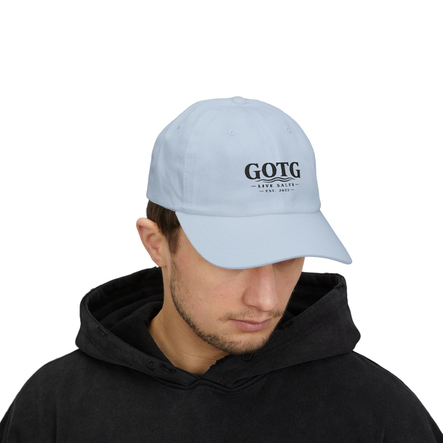 GOTG 'Live Salty' Classic Dad Cap — Embroidered Fishing & Coastal Hat