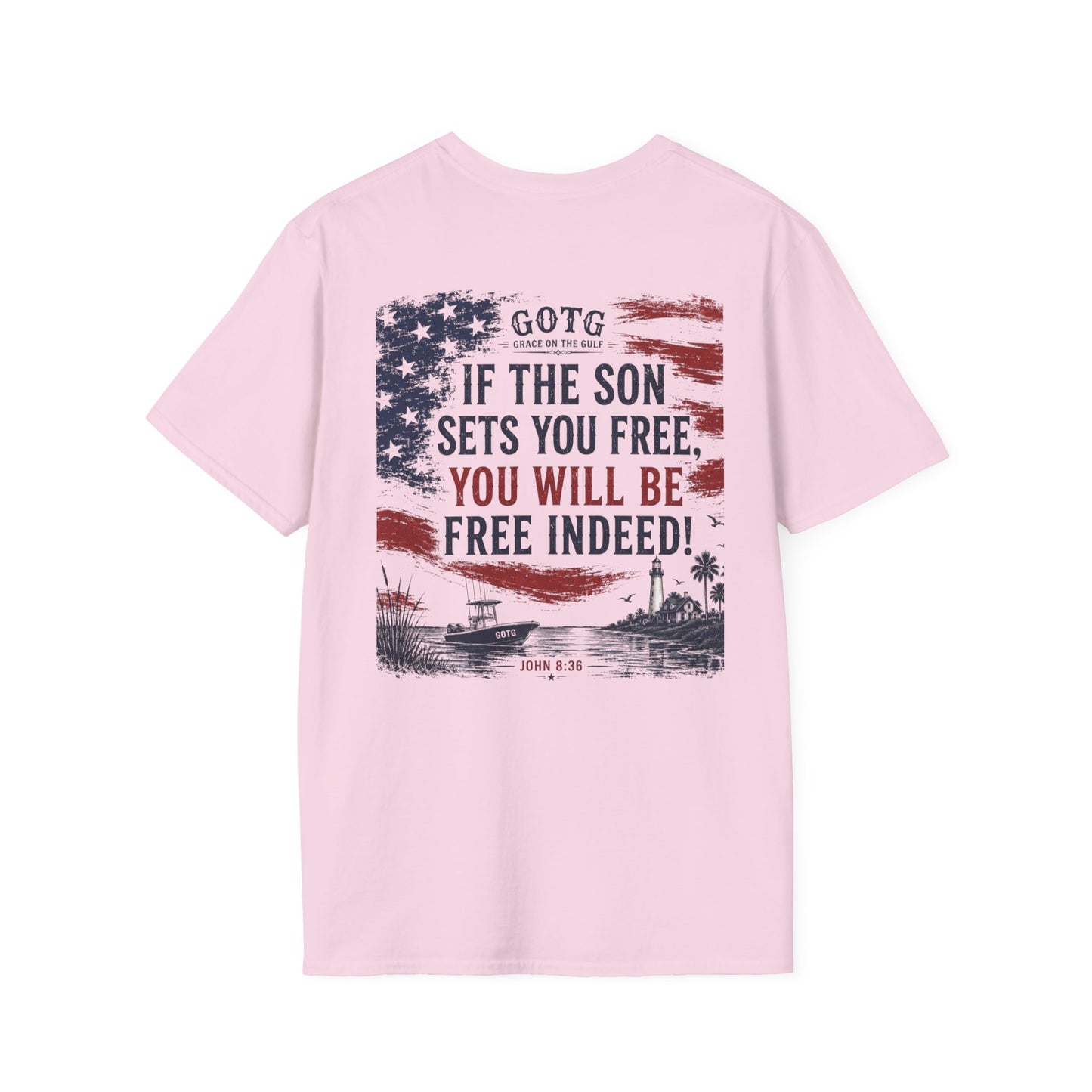 GOTG 250th Year - John 8:36 T-shirt