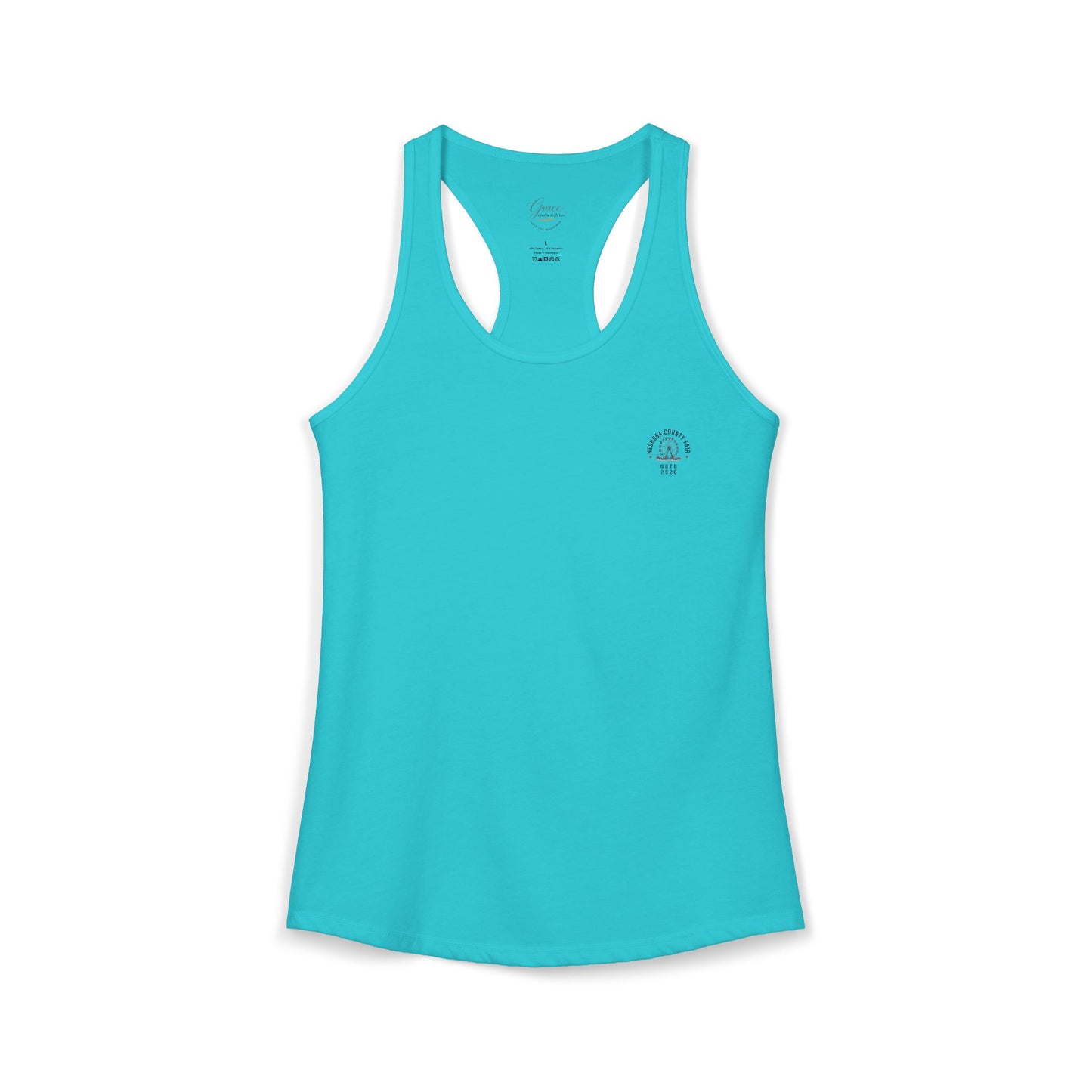 Neshoba County Fair Cabin House party Women's Ideal Racerback Tank