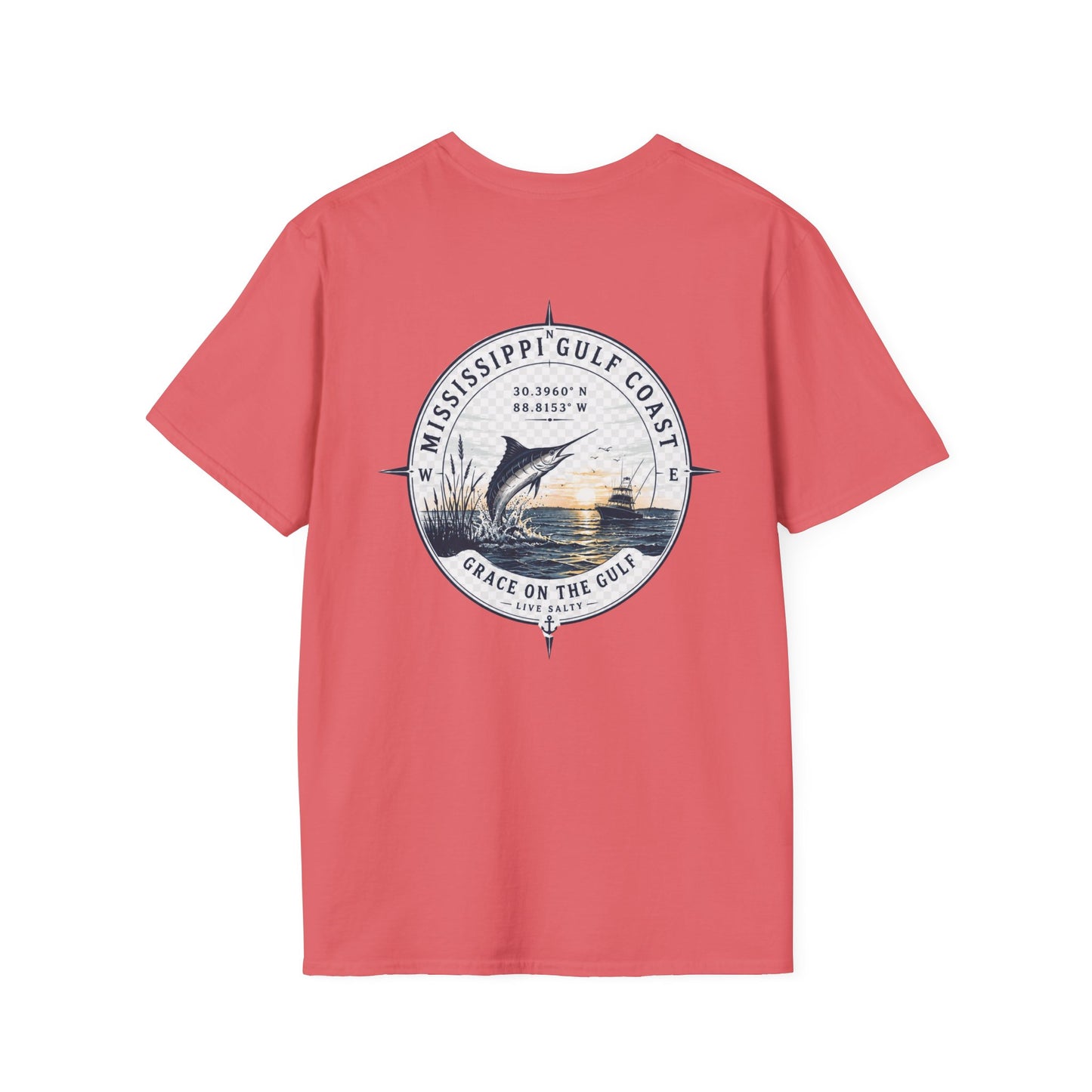 Grace on the Go Marlin Logo T-Shirt — Subtle Faith Graphic Tee