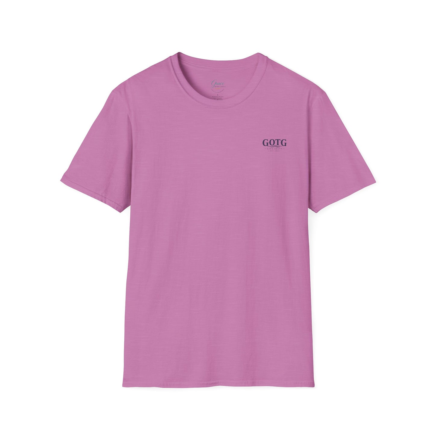 Sunset Crane Logo T‑Shirt — Casual Chest Print Graphic Tee