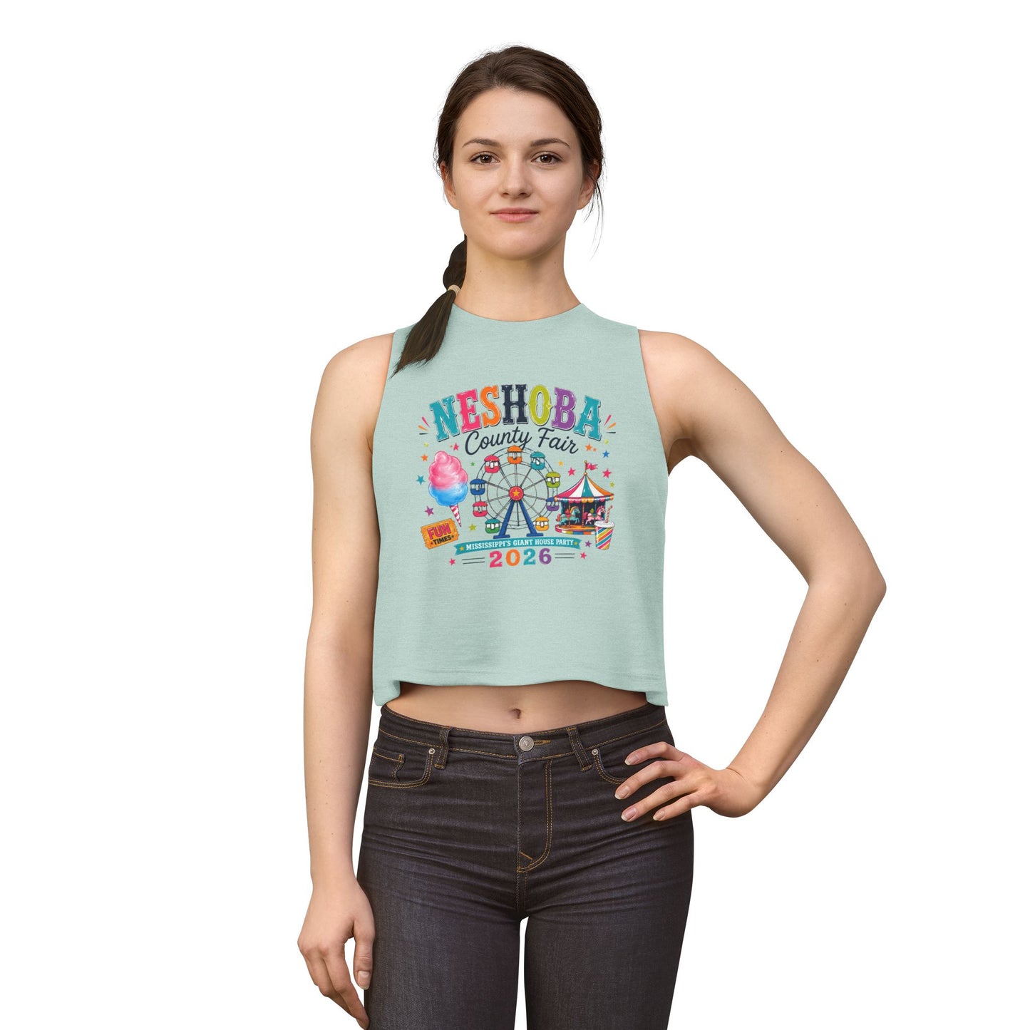 County Fair Crop Top — 'Neshoba County Fair 2026' Festival Graphic Tank