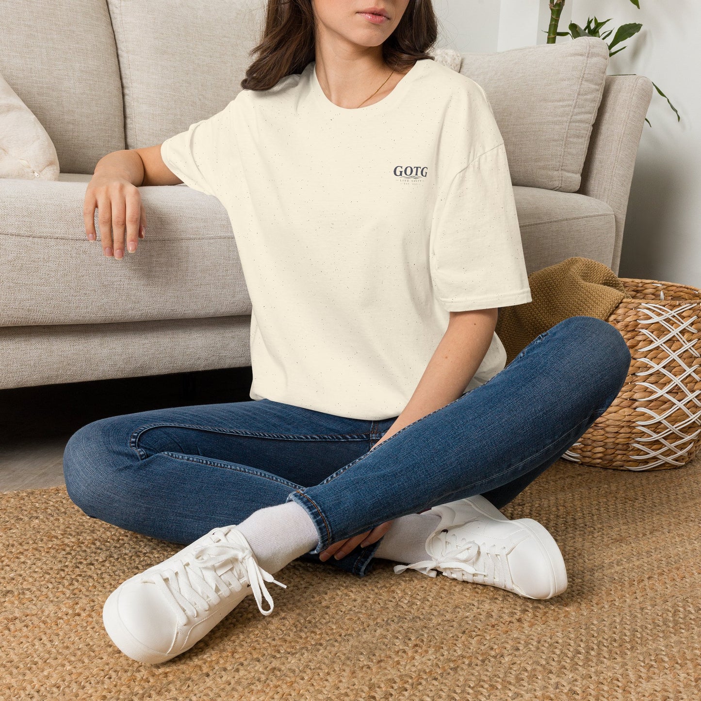 Minimal GOTG Chest Logo T‑Shirt — Casual Graphic Tee