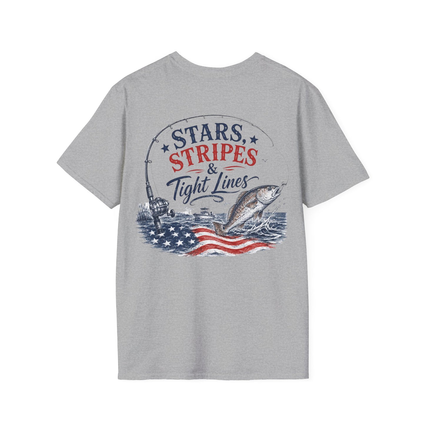 GOTG USA Tight Lights T-Shirt - Minimal Organic Cotton-Inspired Tee