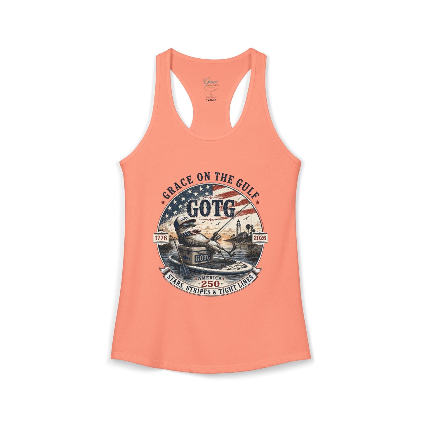 GOTG 250th State Bird Women's Ideal Racerback Tank