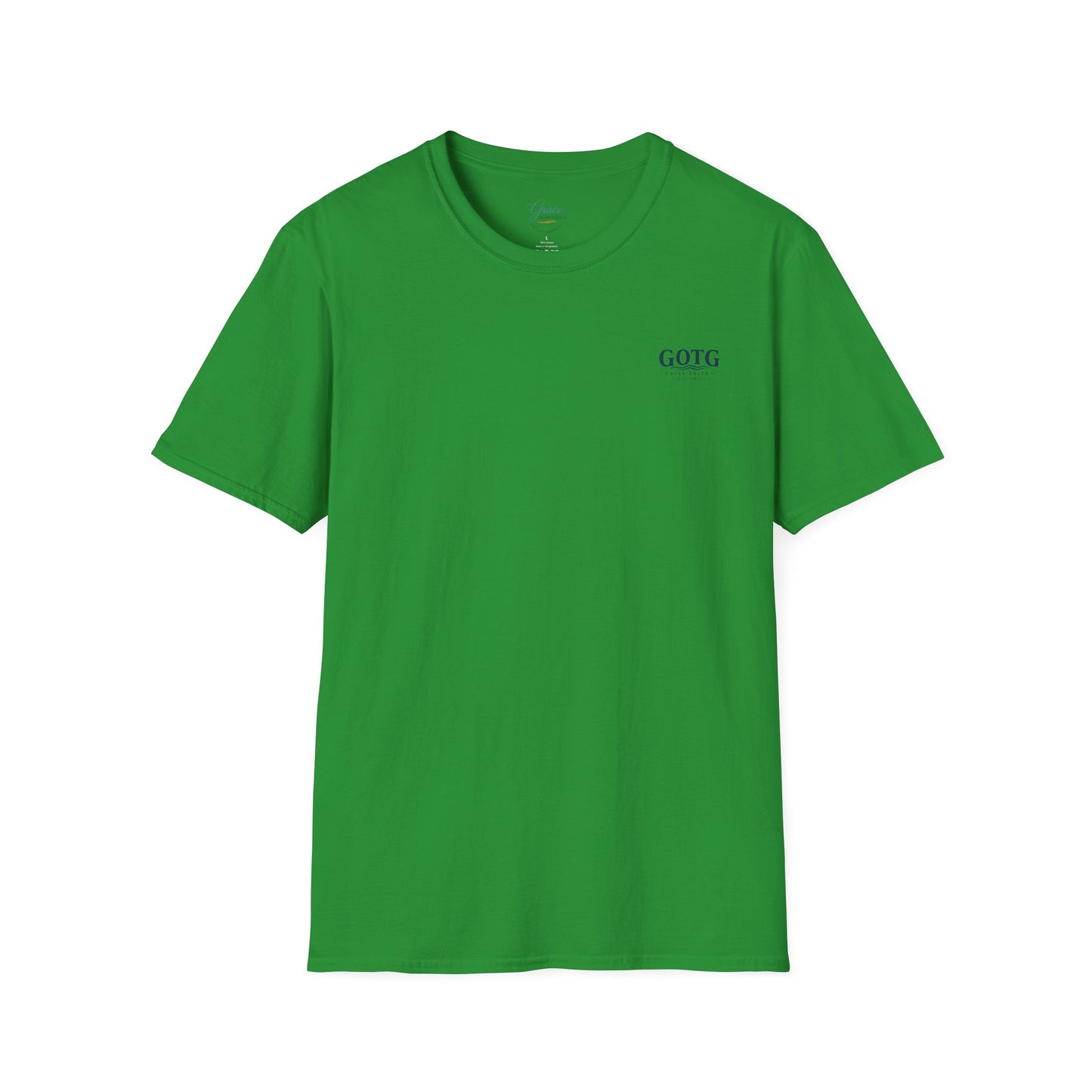 Sunset Crane Logo T‑Shirt — Casual Chest Print Graphic Tee