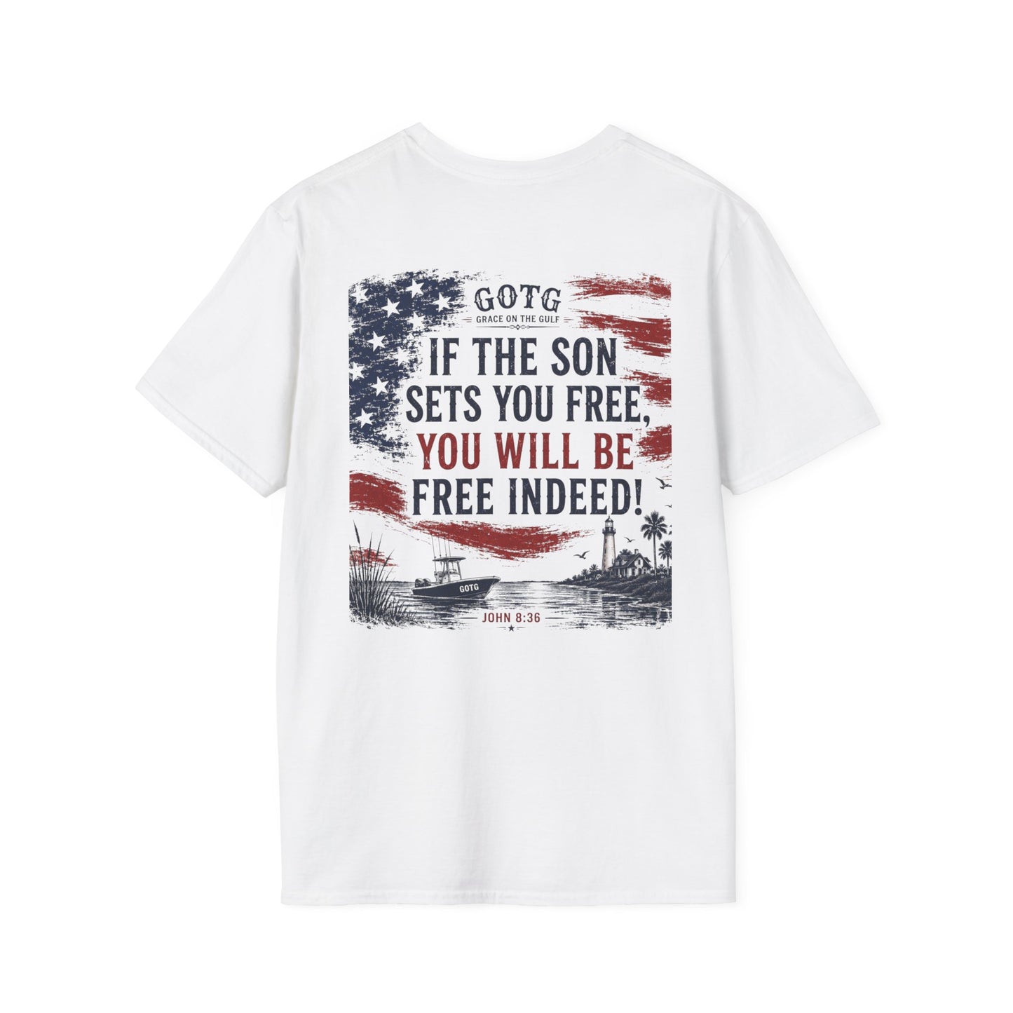 GOTG 250th Year - John 8:36 T-shirt