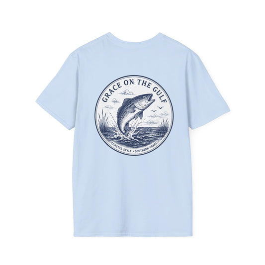 Fishing Logo Tee — Casual Graphic T-Shirt